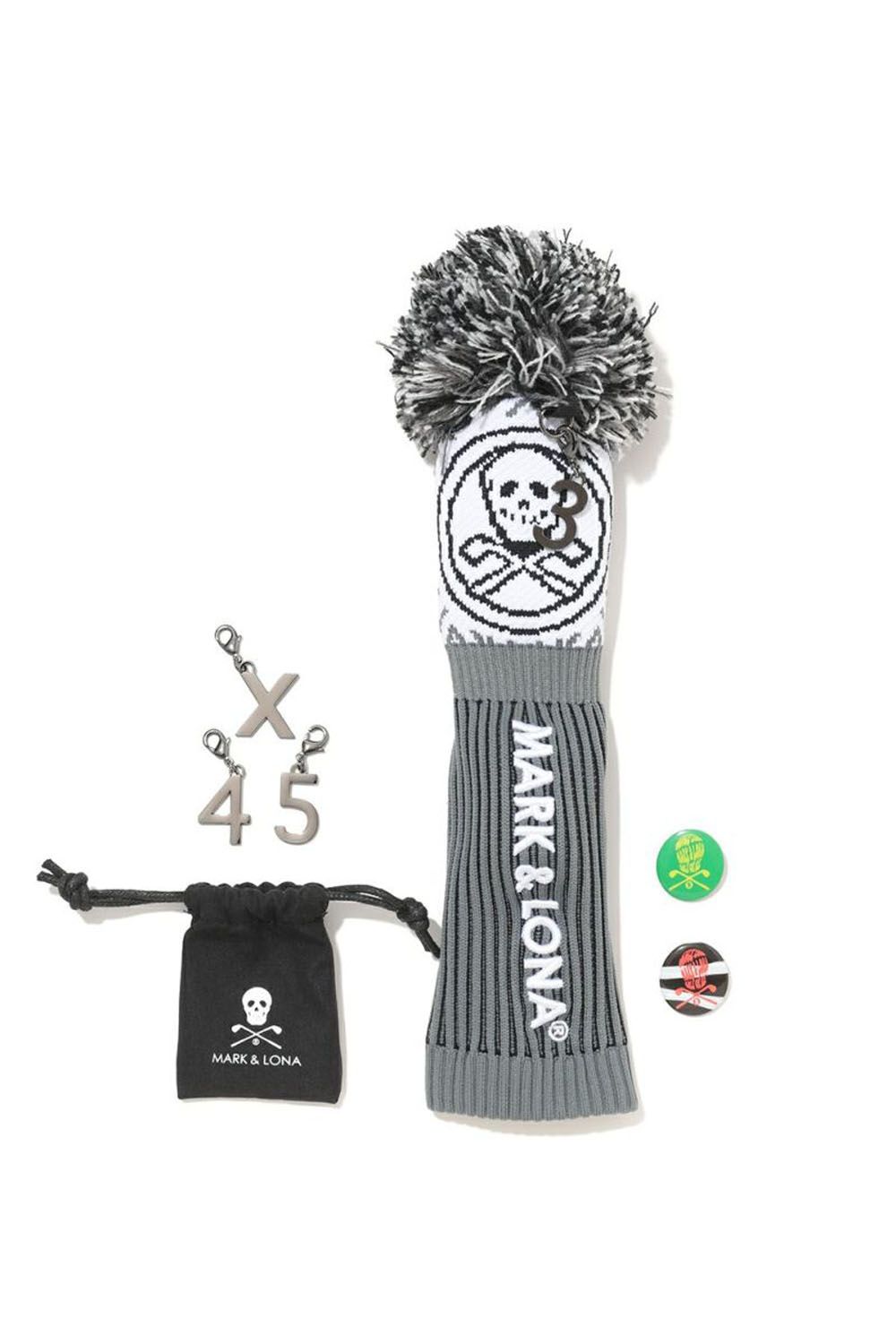 マークアンドロナ ゴルフキャディバッグ ホワイトカムフラージュ MARK