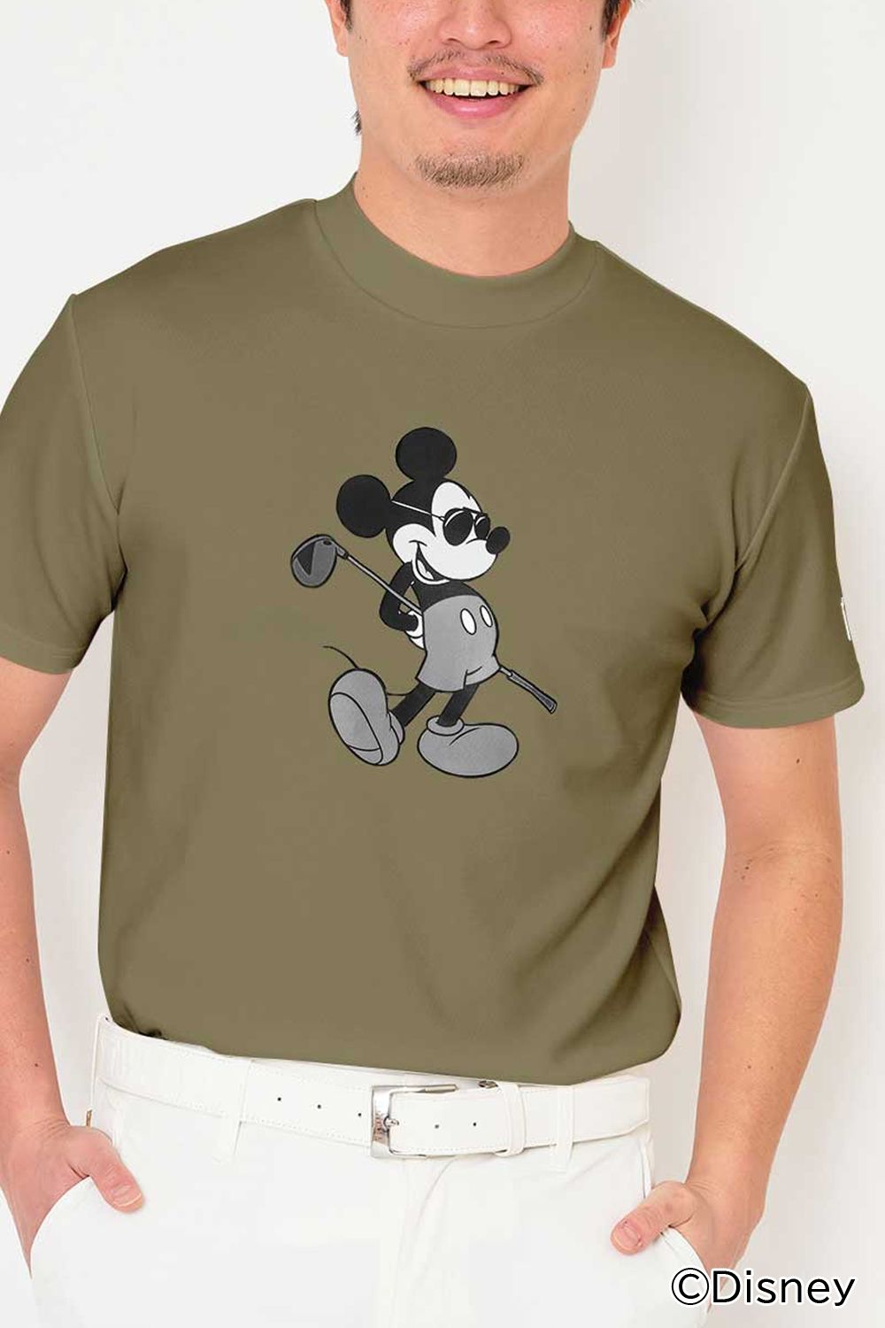 V12 - 【25SS】 SM MOCK / ミッキーマウス モックネックTシャツ