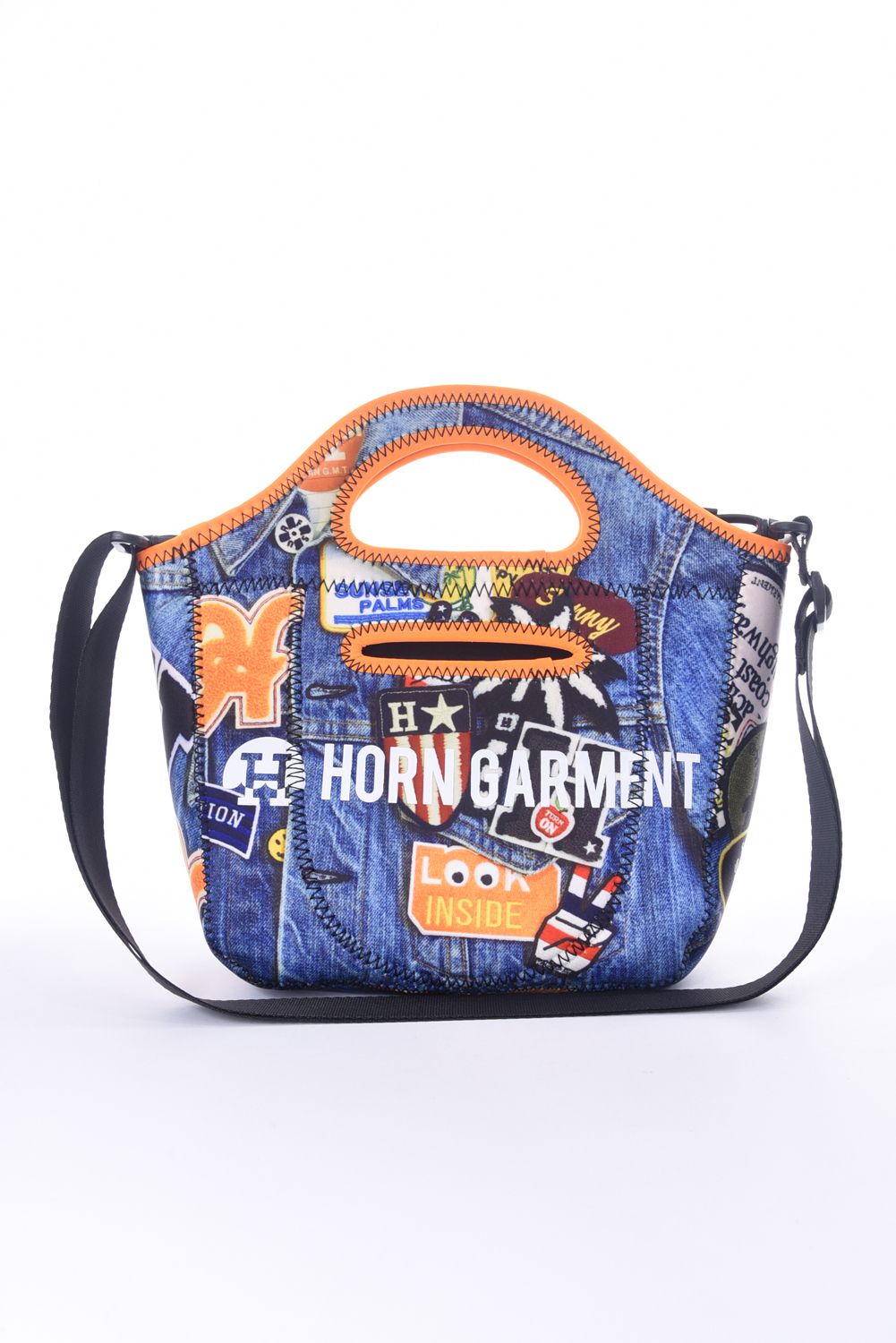 HORN GARMENT - Neoprene Bag / ワッペン ネオプレーン ミニバッグ