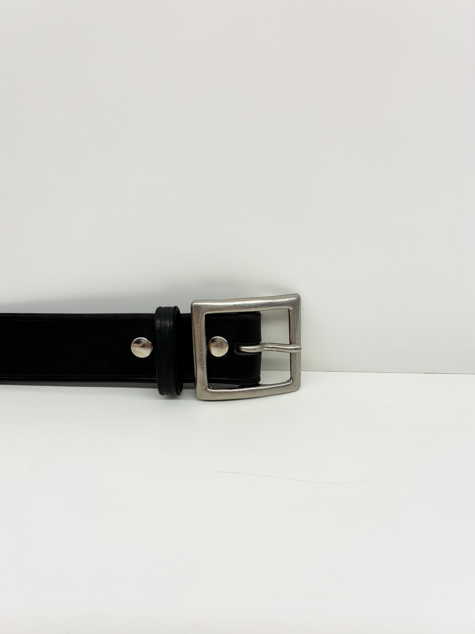 oblada - GARRISON BELT MINI 30mm / レザーベルト / ブラック