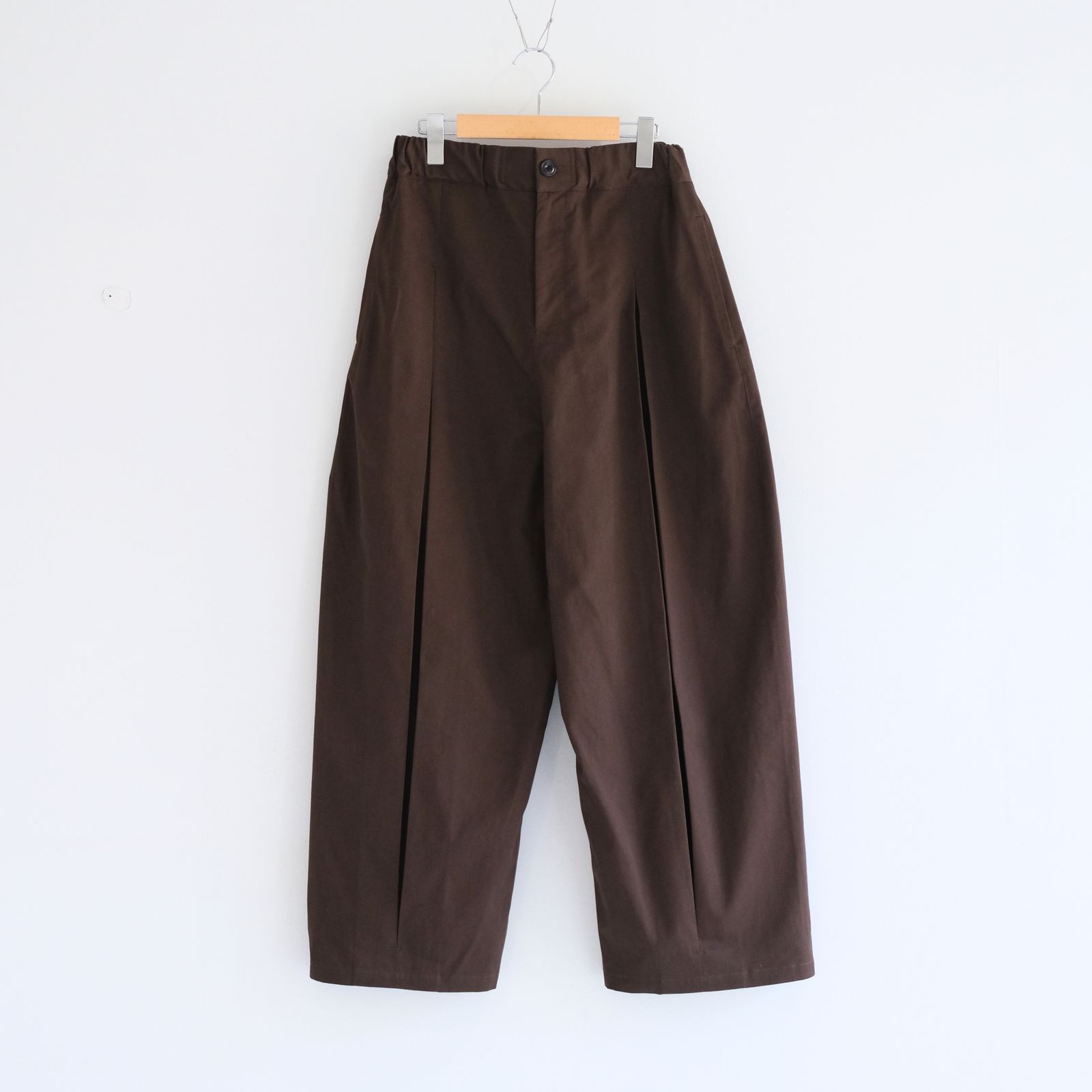 SAGE NATION - BOX PLEAT TROUSER / ボックスプリーツトラウザー