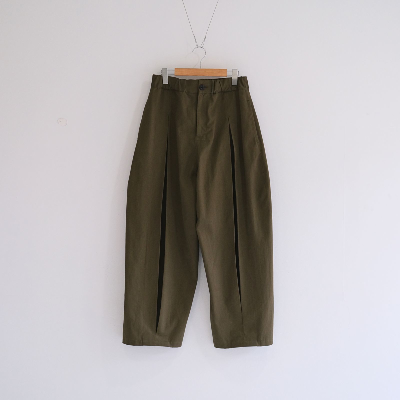 SAGE NATION - BOX PLEAT TROUSER / ボックスプリーツトラウザー
