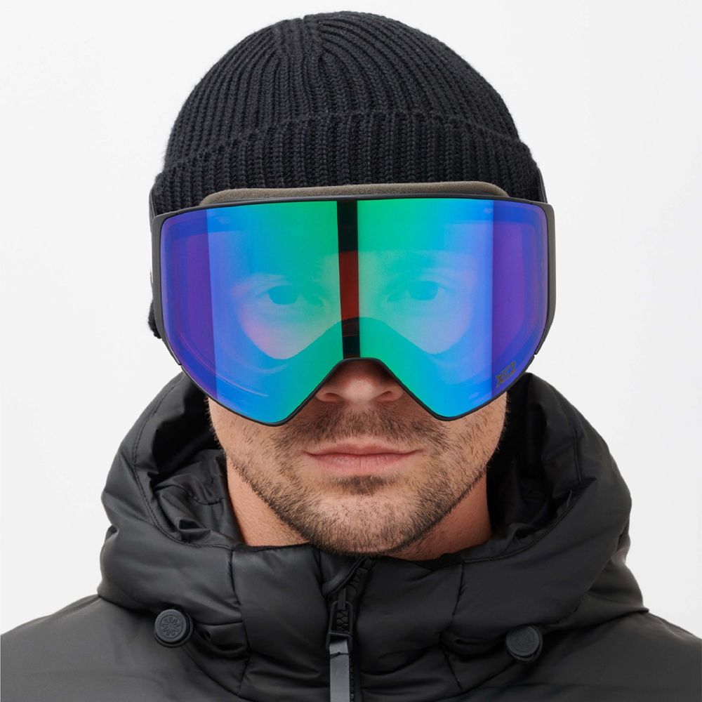 MESSYWEEKEND - CLEAR XE2 - ASIAN FIT / Black Green Mirrored