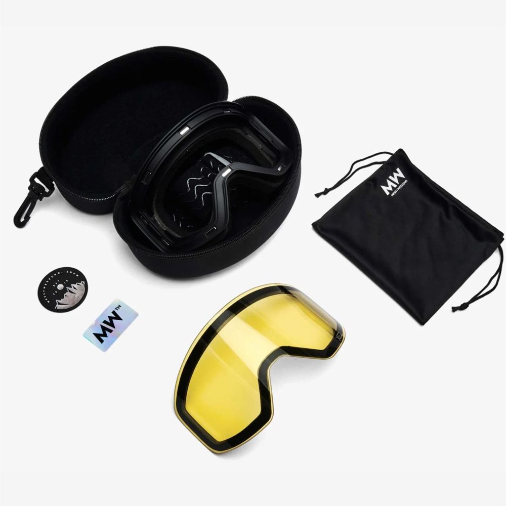 MESSYWEEKEND - CLEAR XE2 - ASIAN FIT / Black Green Mirrored