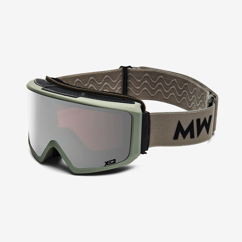 MESSYWEEKEND - FLIP XE2 - ASIAN FIT / Light Grey Silver Mirrored