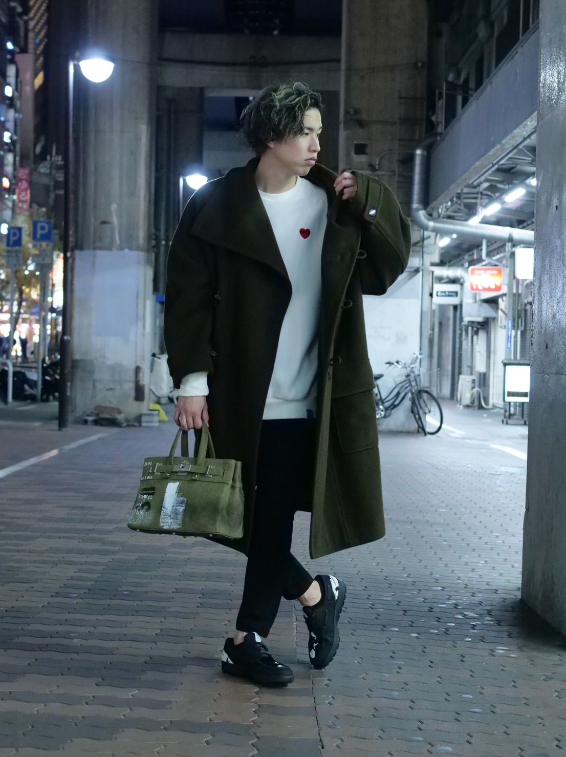 A NOVEL DAY. - 【WOOL混紡コート】ハイネックダッフルコート