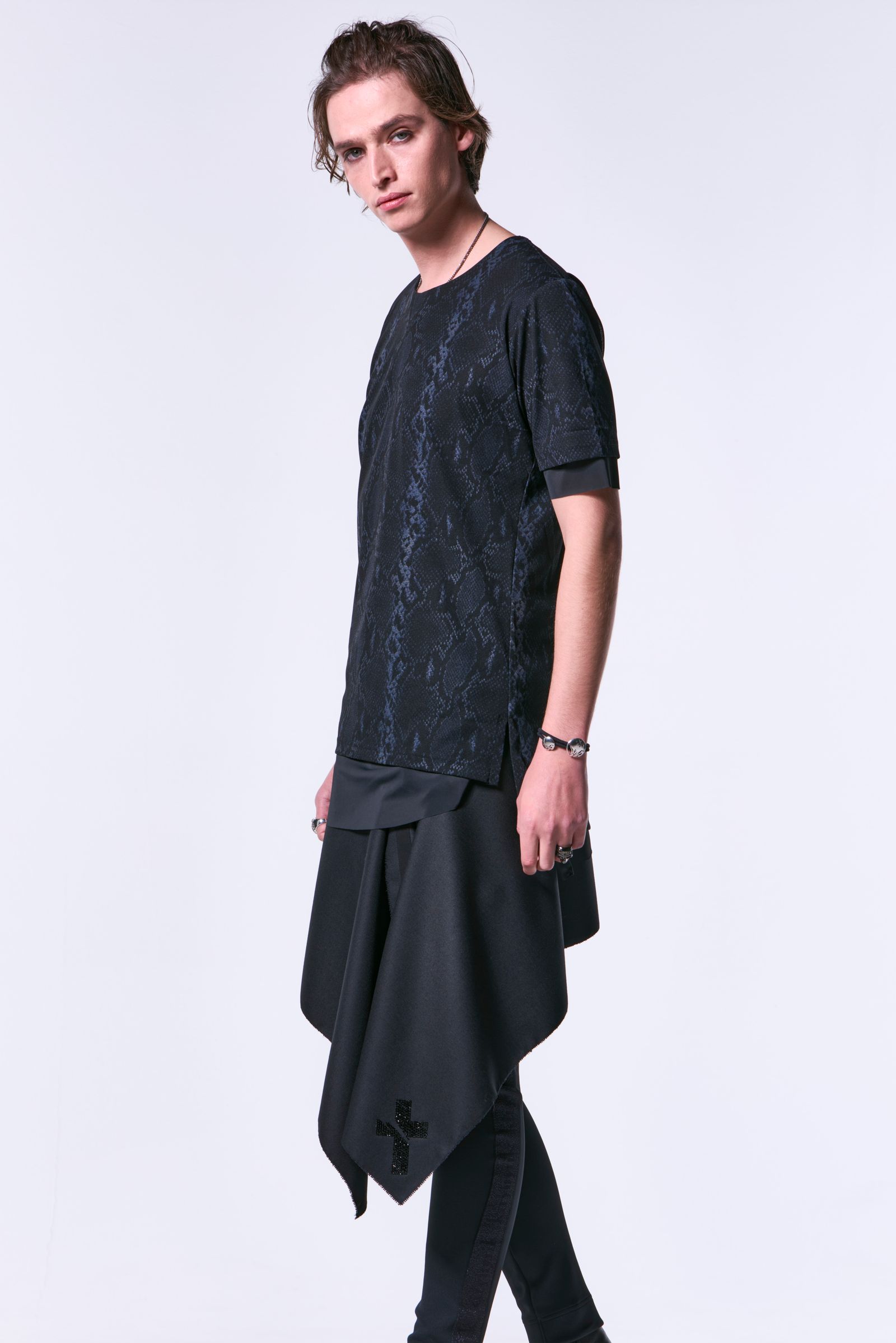 kiryuyrik - 72Saxony Hip Hung Muffler / サキソニーウール ヒップ