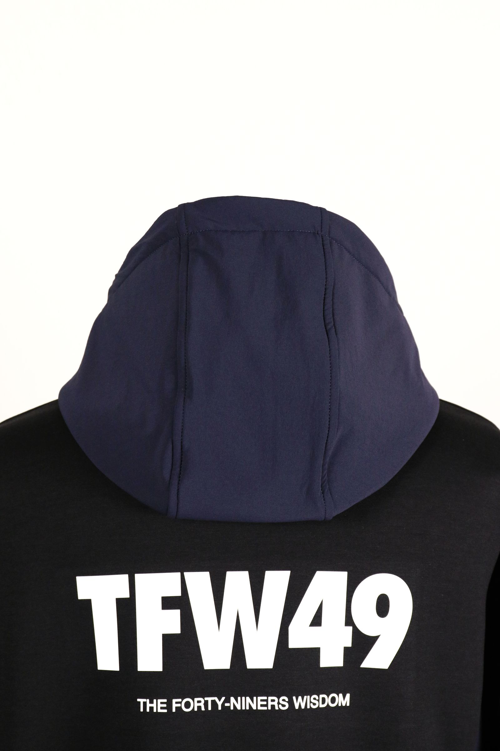 TFW49 - CARDBOARD MATERIAL HALF ZIP HOODIE / カードボード