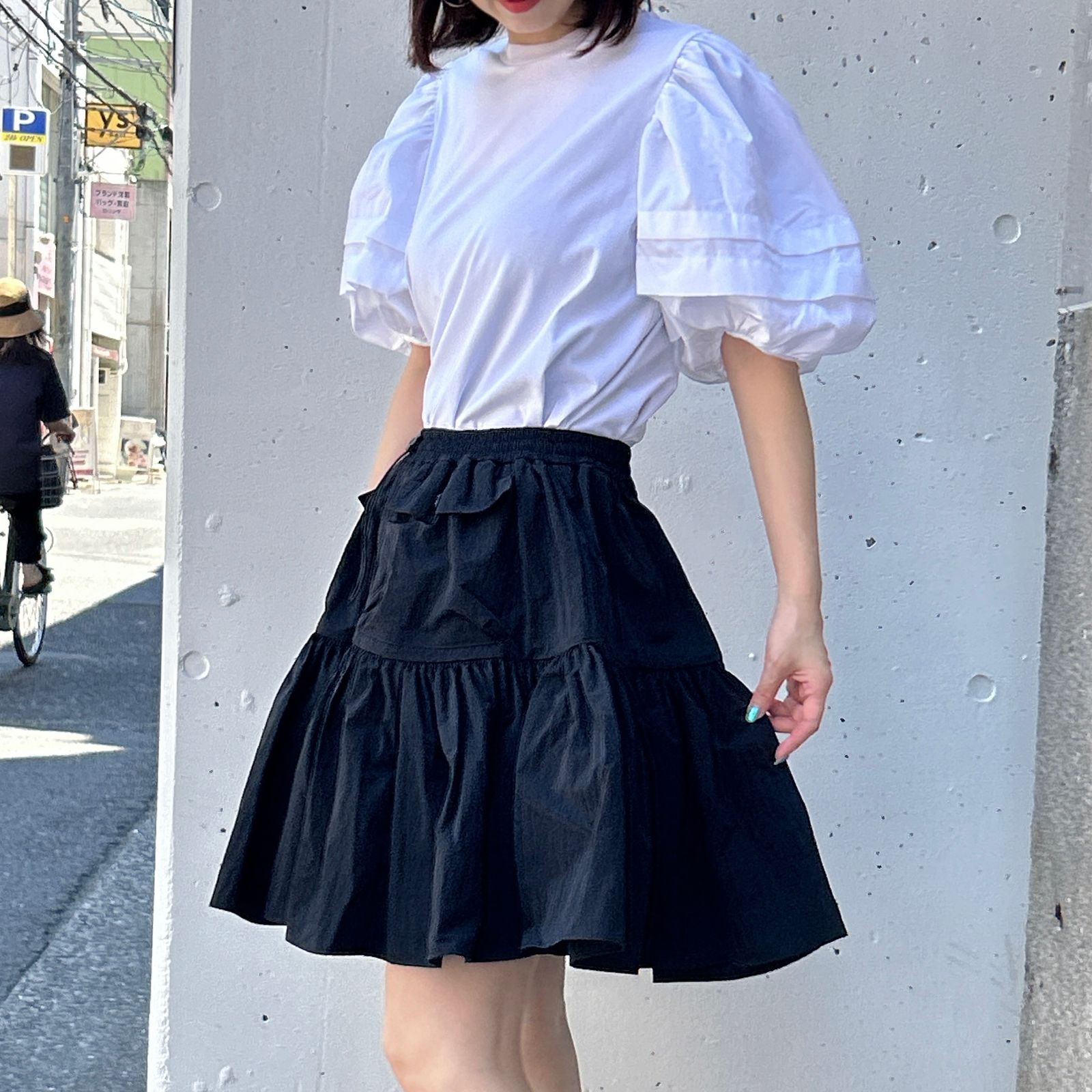 CECILIE BAHNSEN - BLAIR SKIRT ブレアスカート / リサイクルタフタ