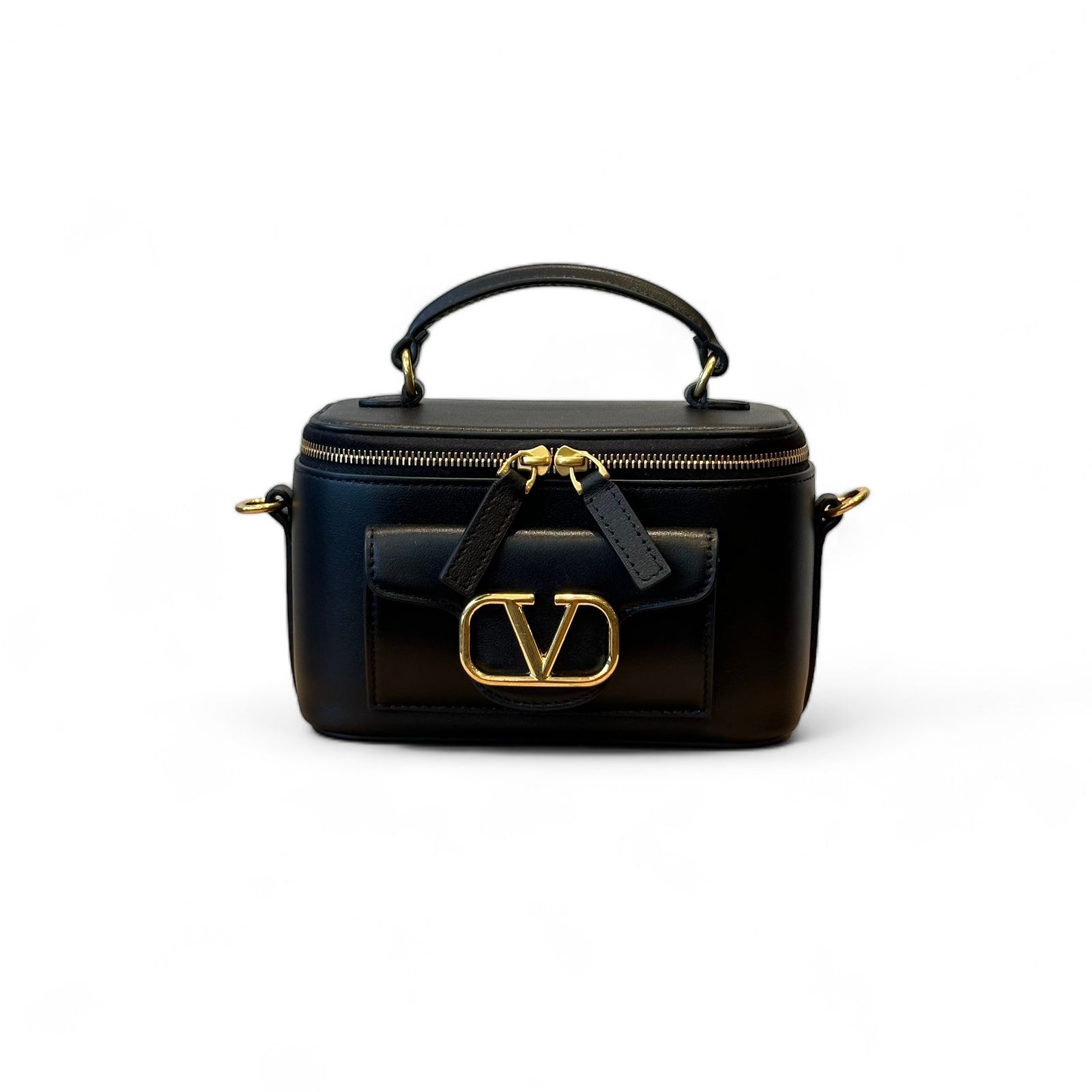VALENTINO - Vロゴ シグネチャー ミニバッグ / 2way / レザー製
