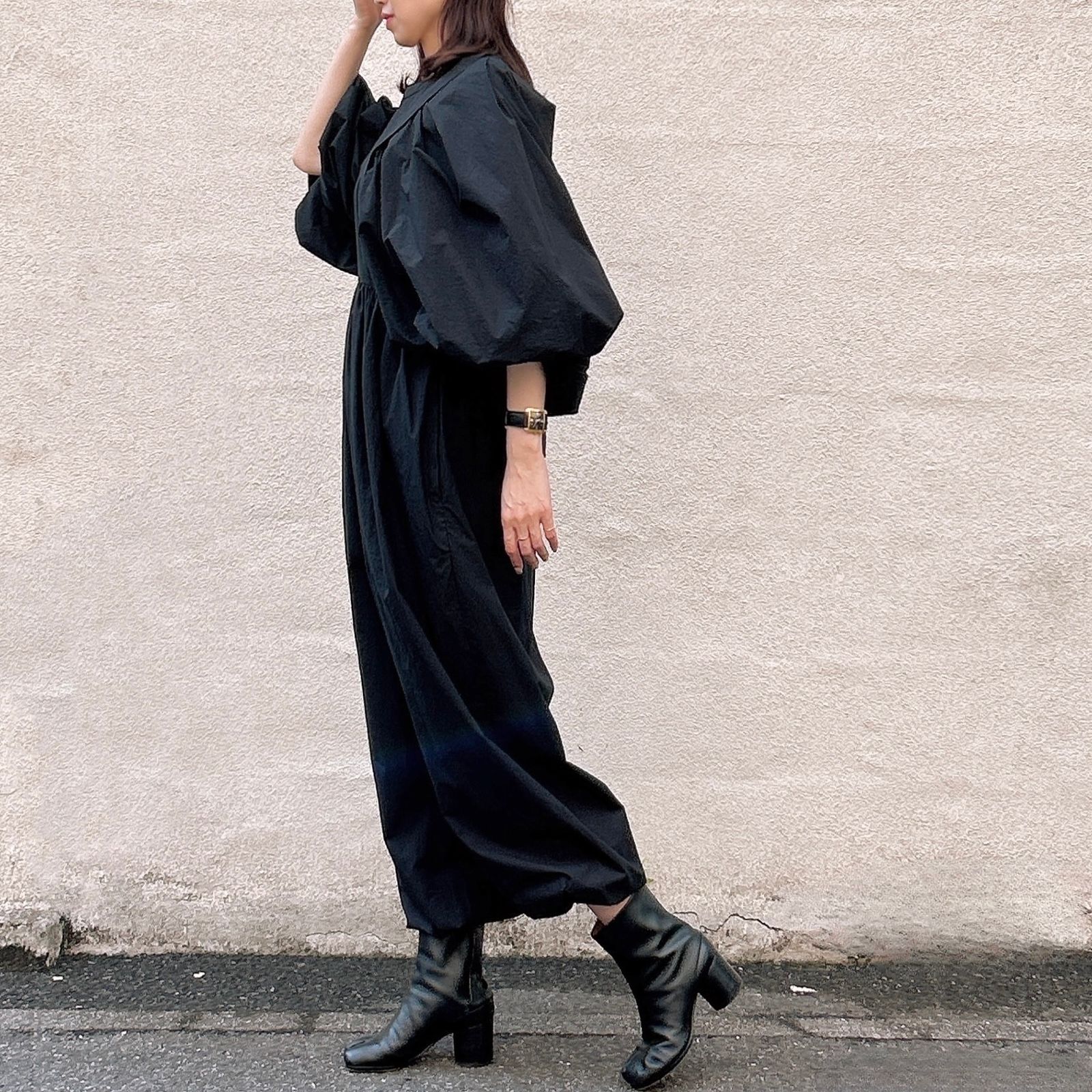 738 エンフォルド 黒 オールインワン 738 エンフォルド 黒