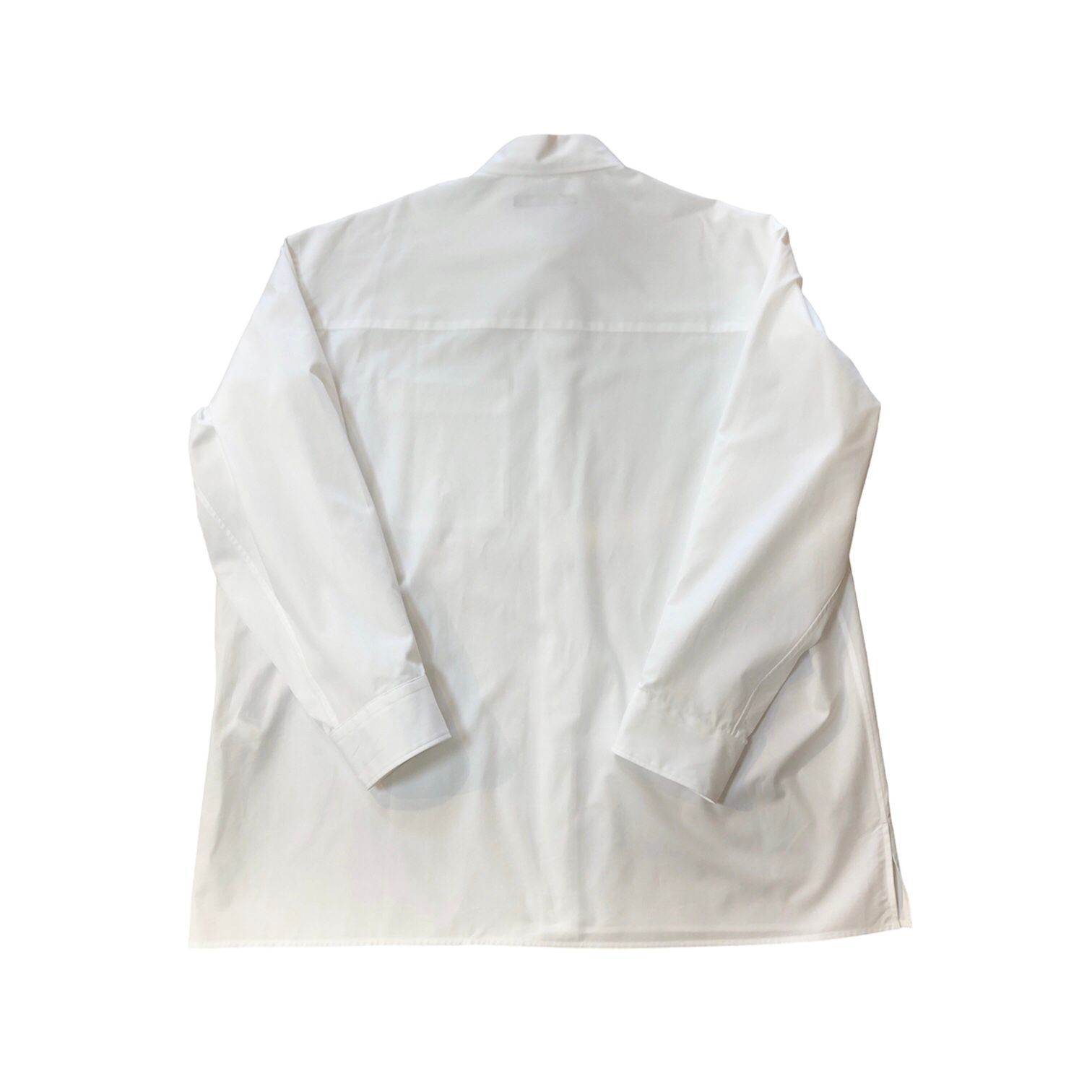 08sircus - Broad box pleated sleeve shirt/シャツ/ホワイト/メンズ