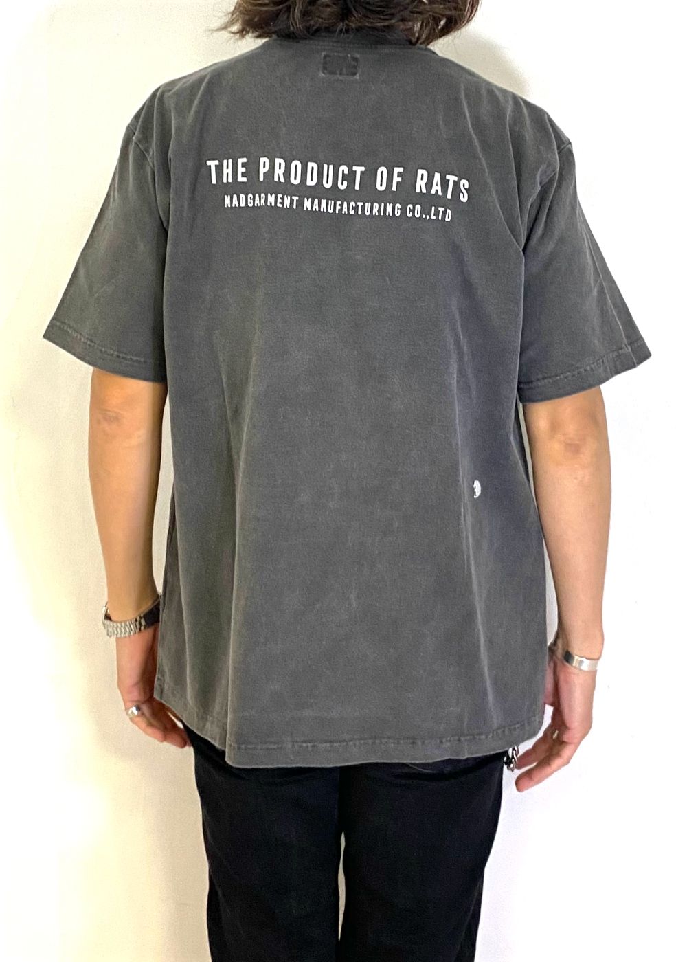 RATS - MONROE TEE (BLACK) / マリリンモンロー プリント Tシャツ