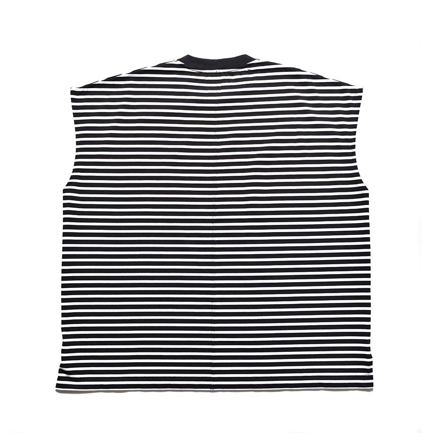 MINEDENIM - Big Nosleeve Border T-SH (WPT) / ビッグシルエット