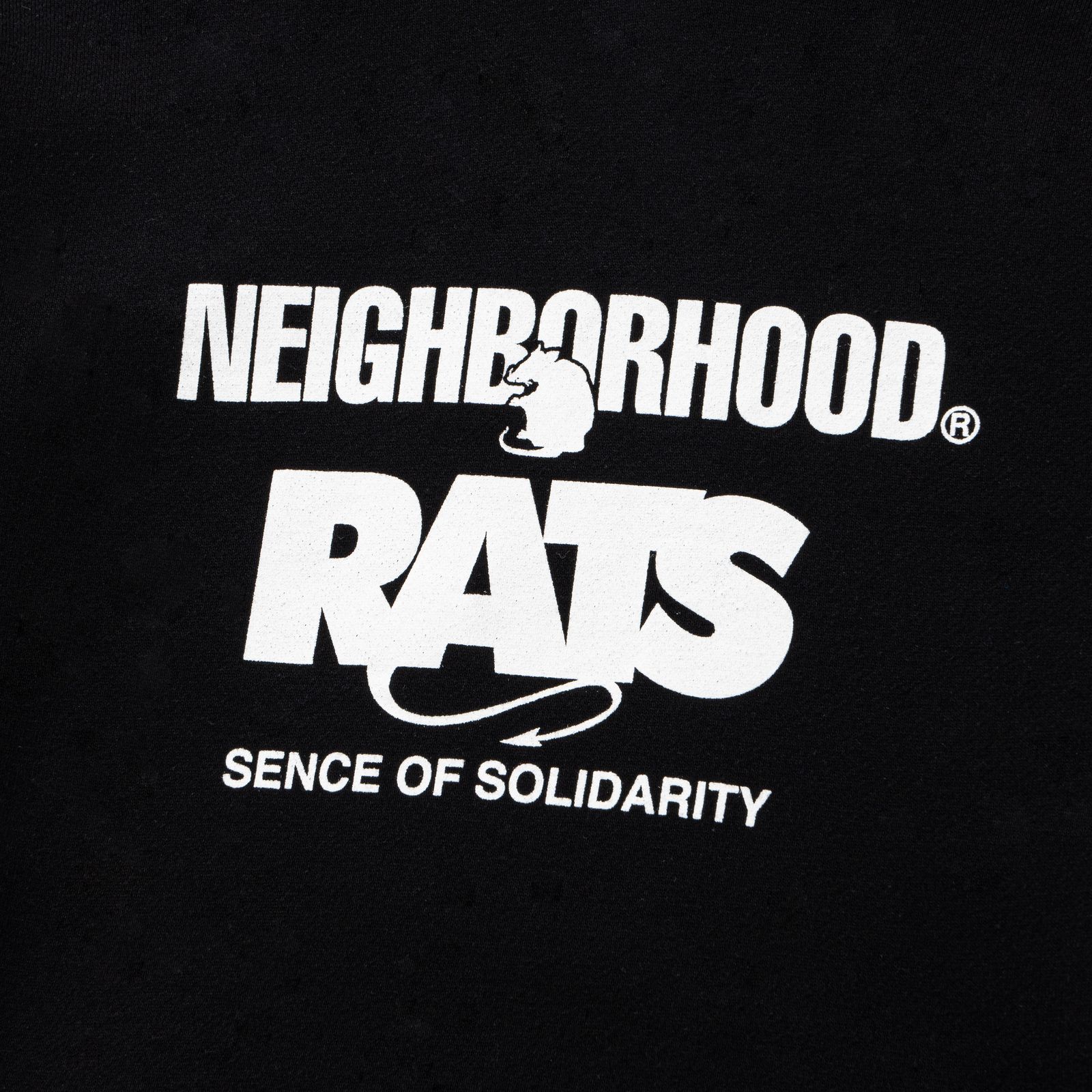 RATS - 20TH RATS x NH HOODED (BLACK) / ラッツ 20周年記念
