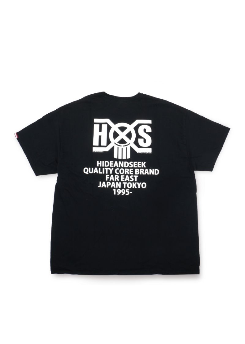 HIDE AND SEEK - HS×BH S/S TEE (BLACK) / バウンティーハンター