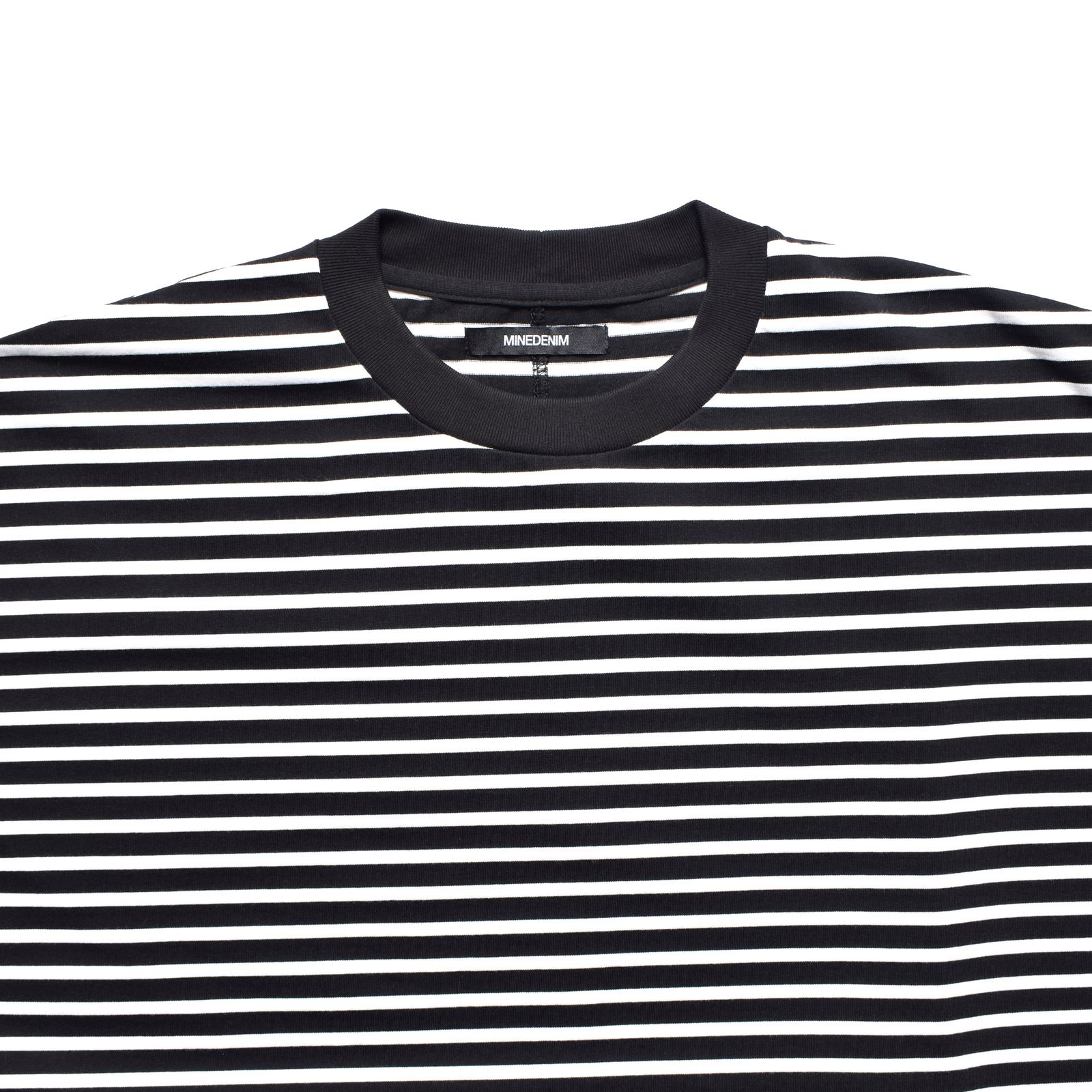 MINEDENIM - Big Nosleeve Border T-SH (BLT) / ビッグシルエット