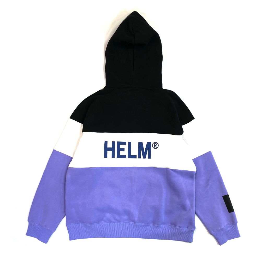 CAPTAINS HELM - 【ラスト1点】TM LOGO SWITCH HOODIE (BLACK×WHITE