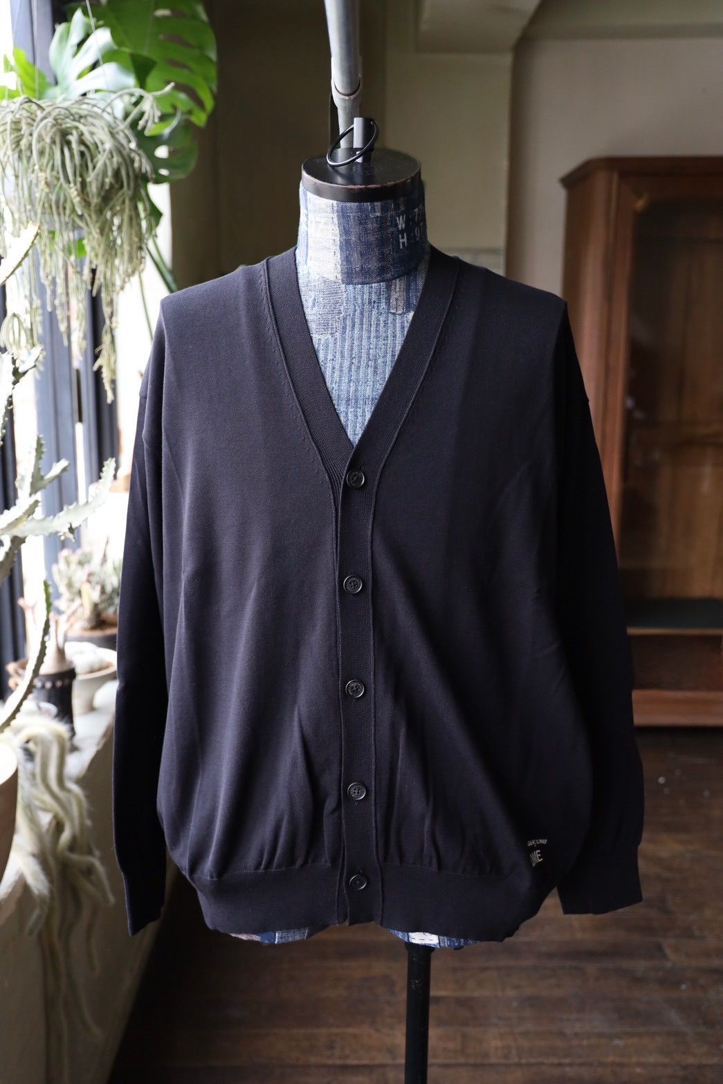 COMME des GARÇONS HOMMEカーディガン 21ad オリーブ COMME des