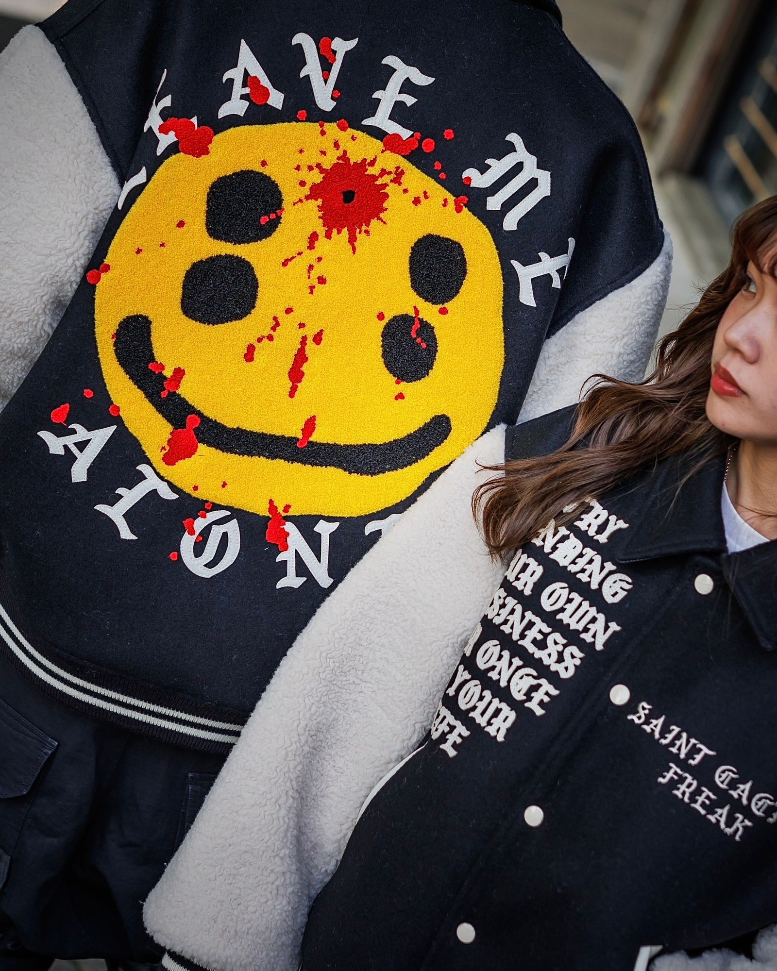 SAINT MICHAEL CP_VARSITY JKT/LMA Mサイズ