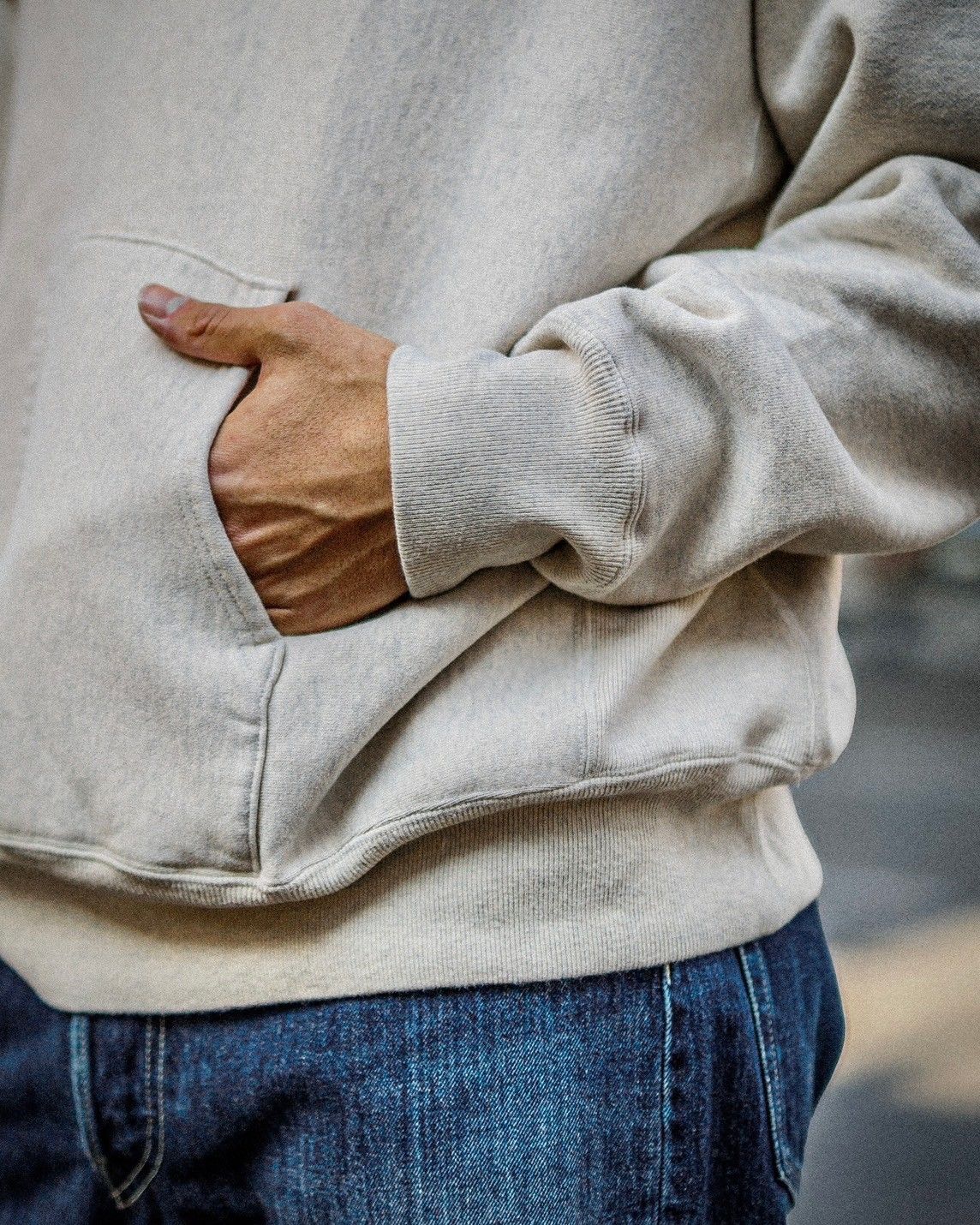 A.PRESSE Vintage Half Zip Sweat Hoodie(OATMEAL) 1月25日(土)新作