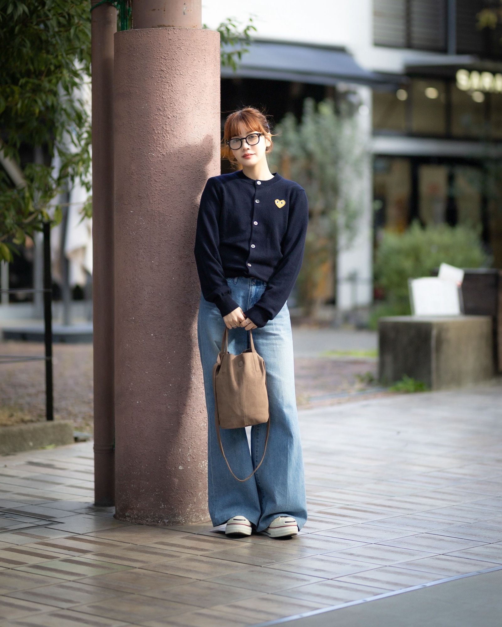 ラウンドネックカーディガン | MARK