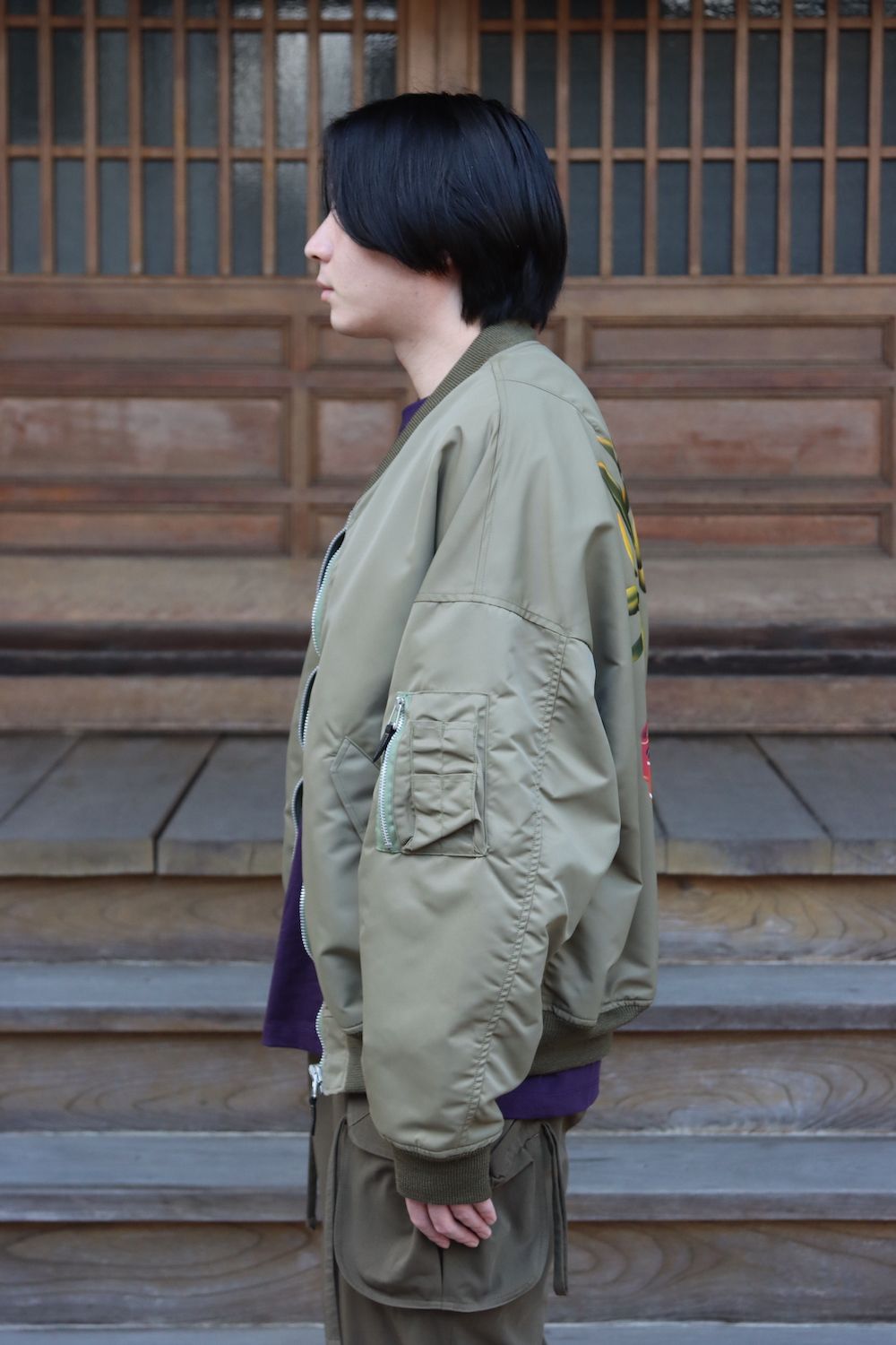 doublet VEGETABLE DYED MA-1(22SS13BL132) style.2022.1.19. | 2196