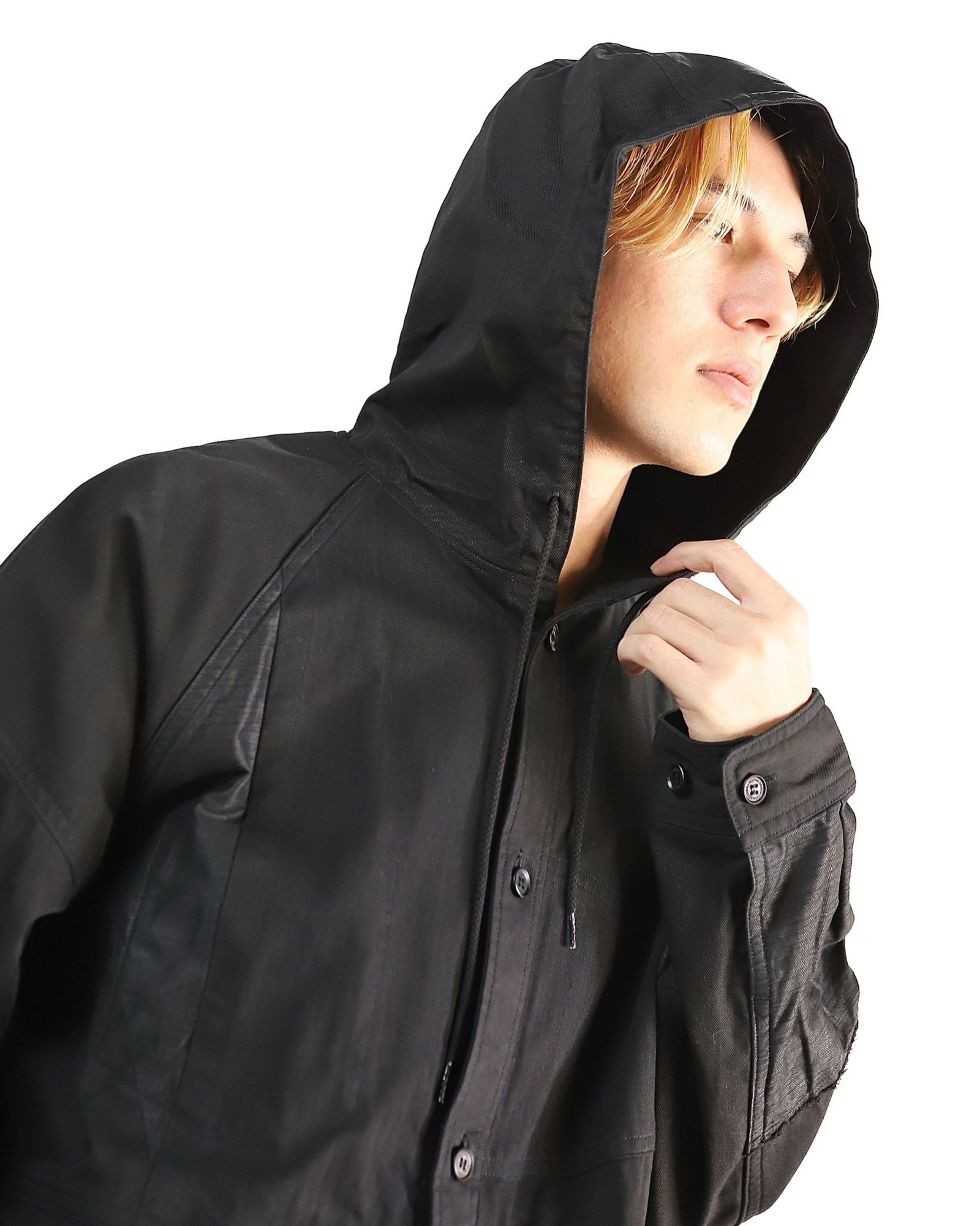 コムデギャルソンオム 24SS 新作ミリタリーフードジャケット style