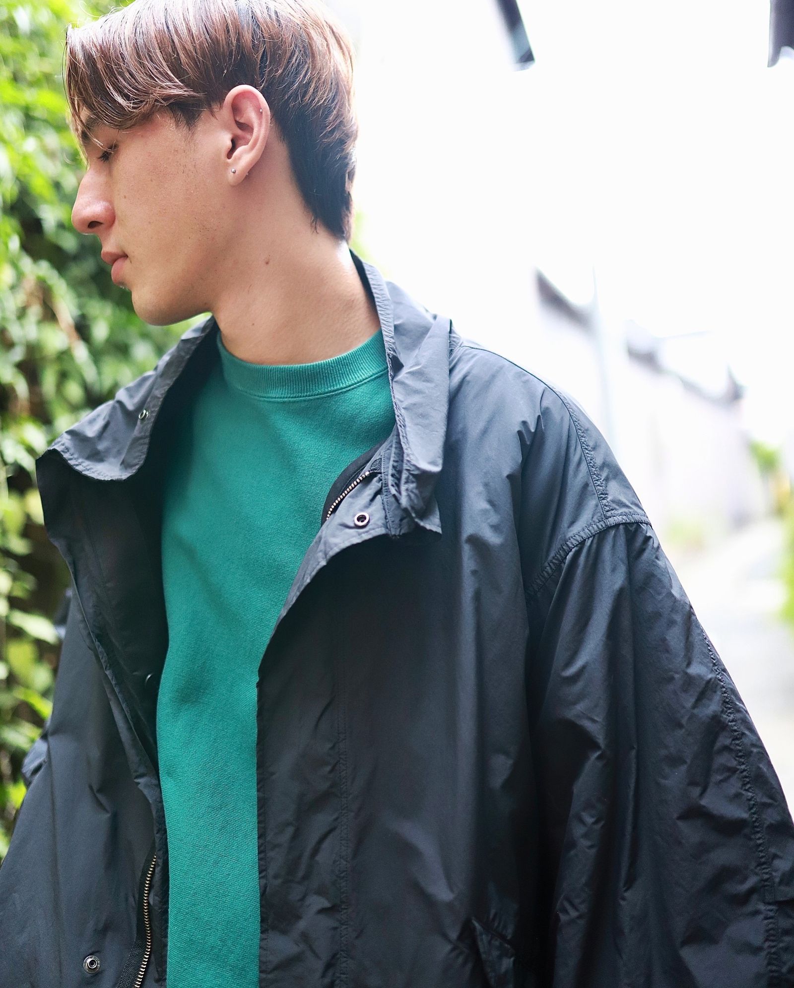 ATON エイトン 23AW AIR WEATHER SHORT MODS COATスタイル | 3674 | MARK