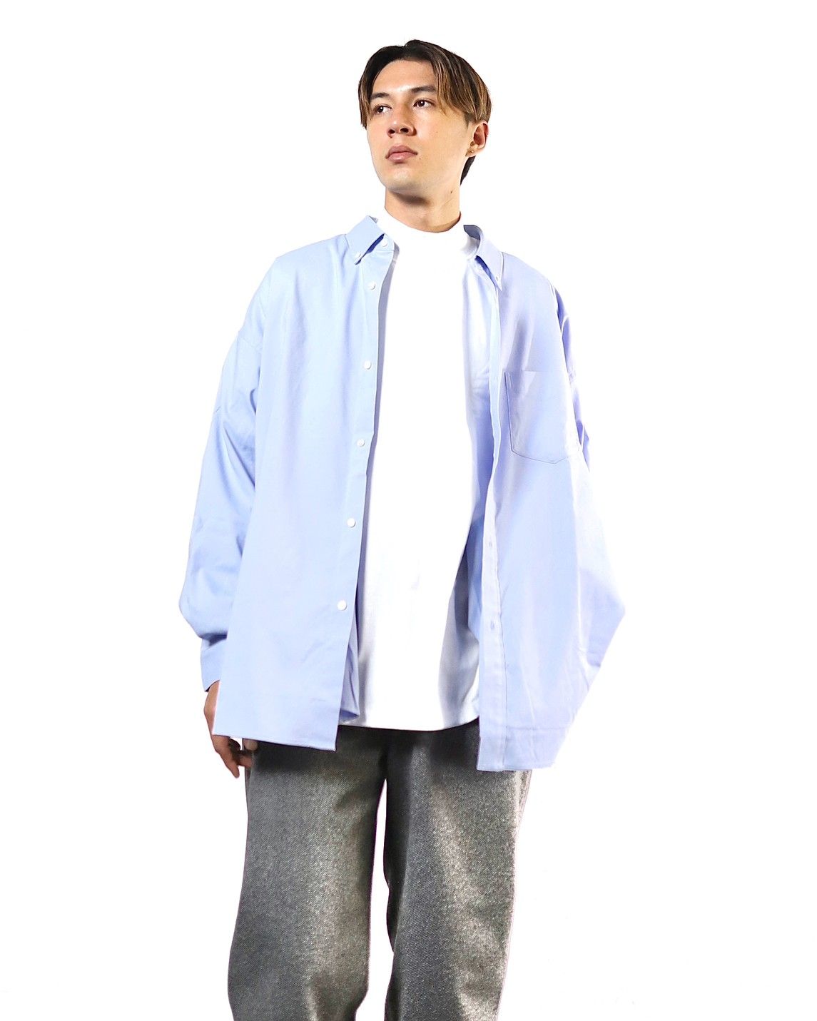FreshService - フレッシュサービス DRY OXFORD CORPORATE L/S B.D.