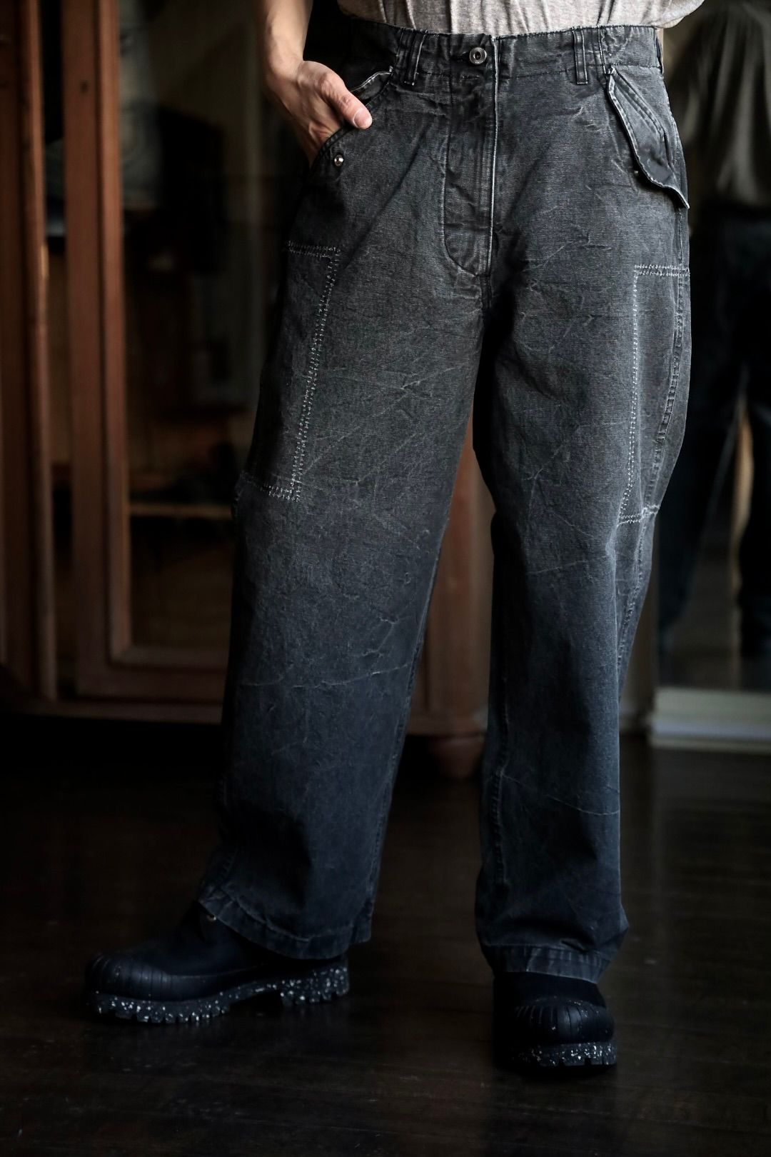 A.PRESSE - アプレッセ M-51 Custom Pants(25SAP-04-03H) BLACK | MARK