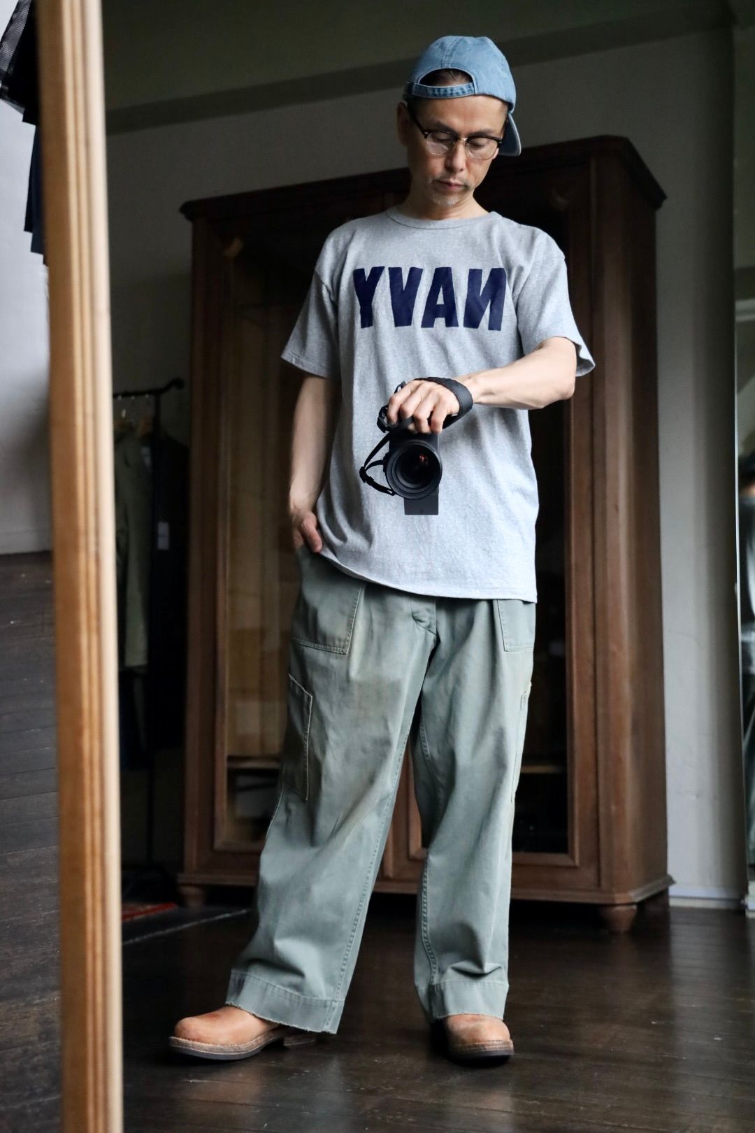 BOWWOW - BOW WOW バウワウ Tシャツ NAVY 8812 TEE(BW251-N8T) 88/12