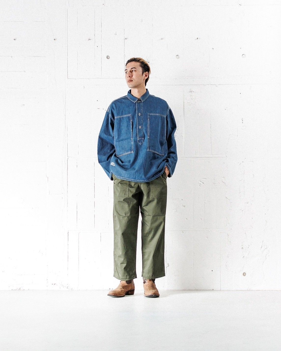 フレッシュサービス DENIM PULLOVER SHIRT 2月22日(土)新作発売