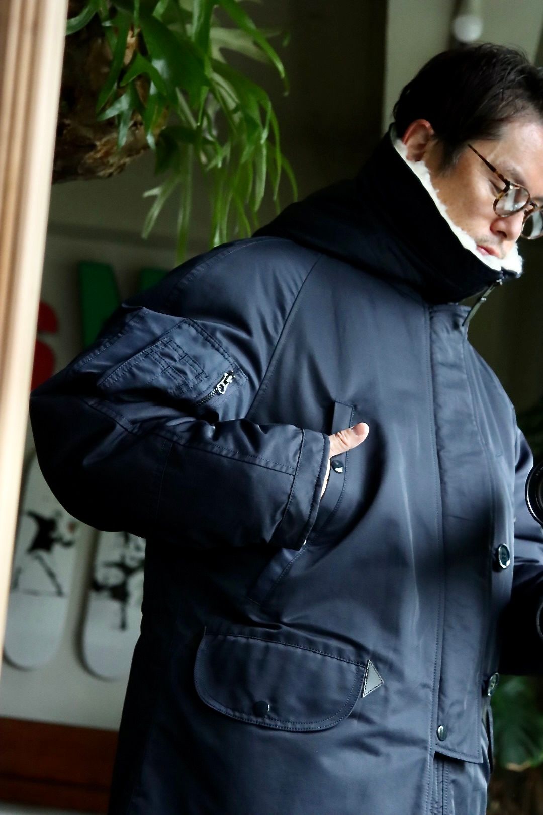 CIOTA - シオタ22AW N-3Bフライトジャケット(BZLM-106M)NAVY | MARK