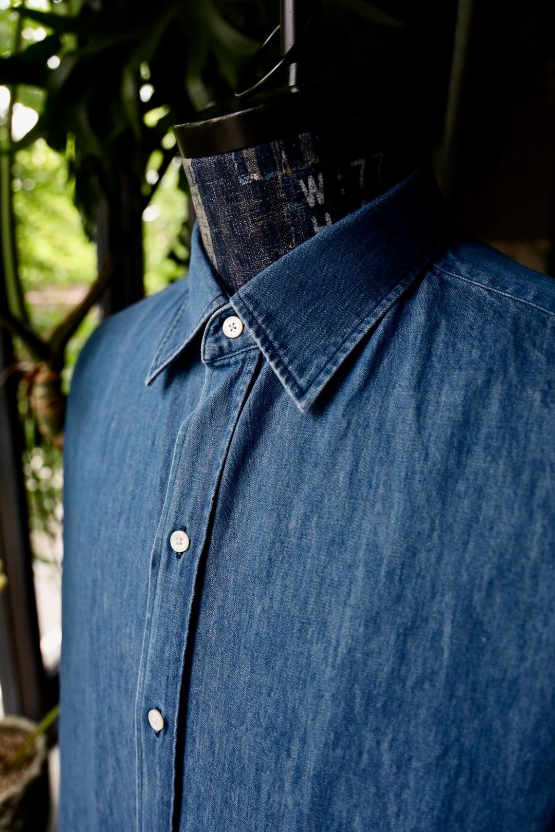 A.PRESSE - アプレッセ24AWデニムシャツ Washed Denim Shirt(24AAP-02
