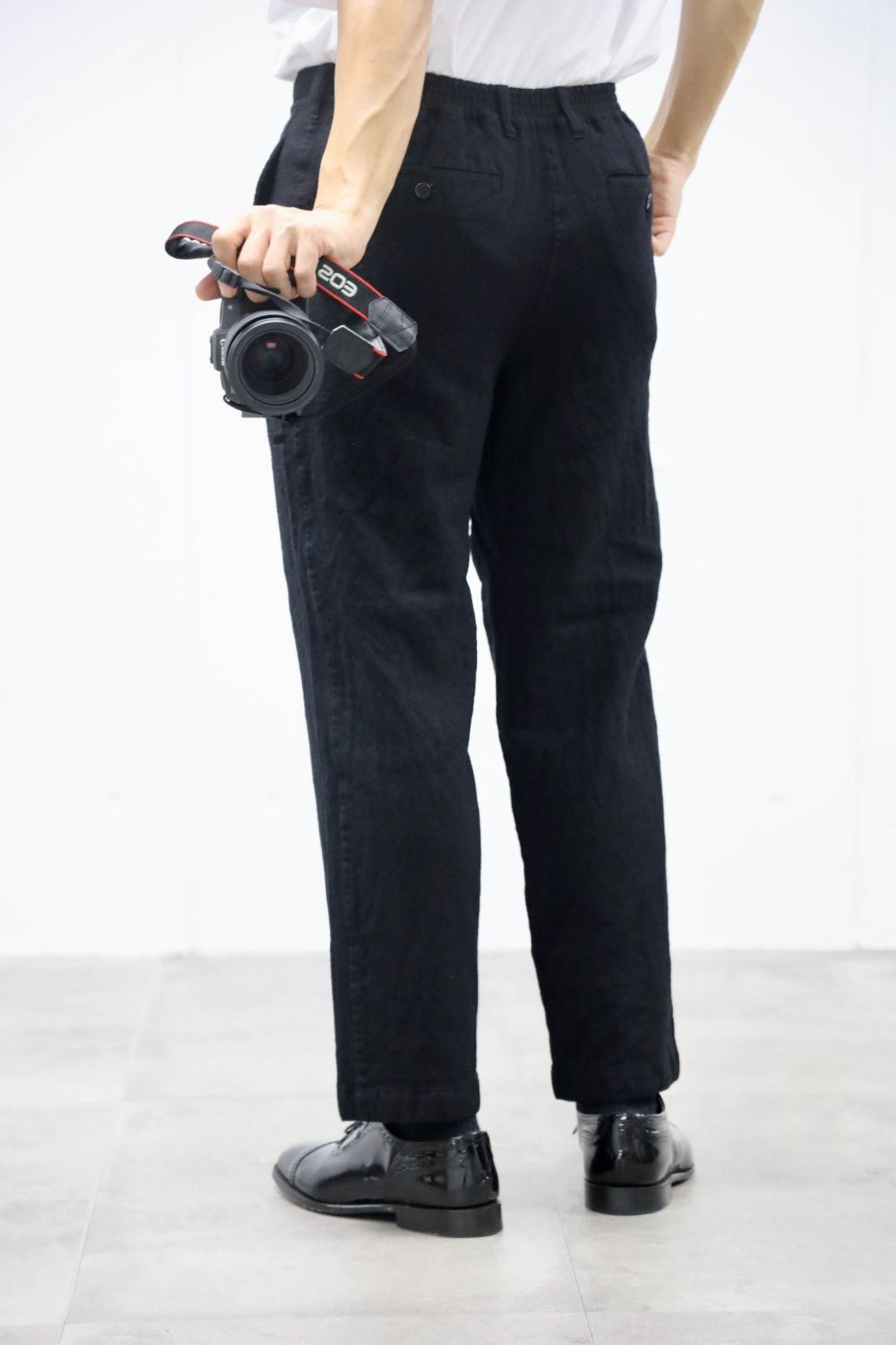 COMME des GARCONS HOMME ウールサージ製品縮絨ジャケット&パンツ