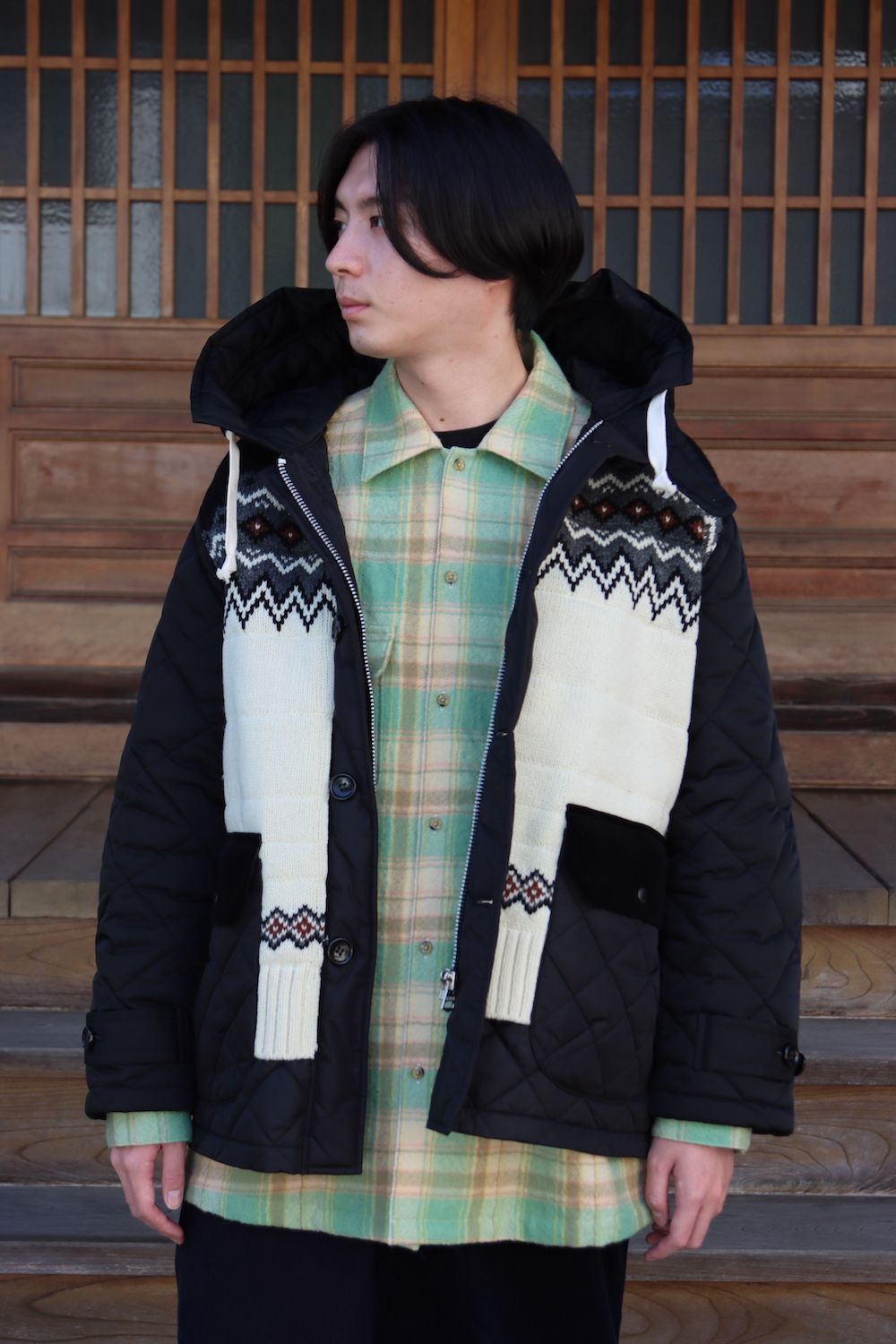 JUNYA WATANABE COMME des GARCONS MAN エステルツイルブルゾンstyle