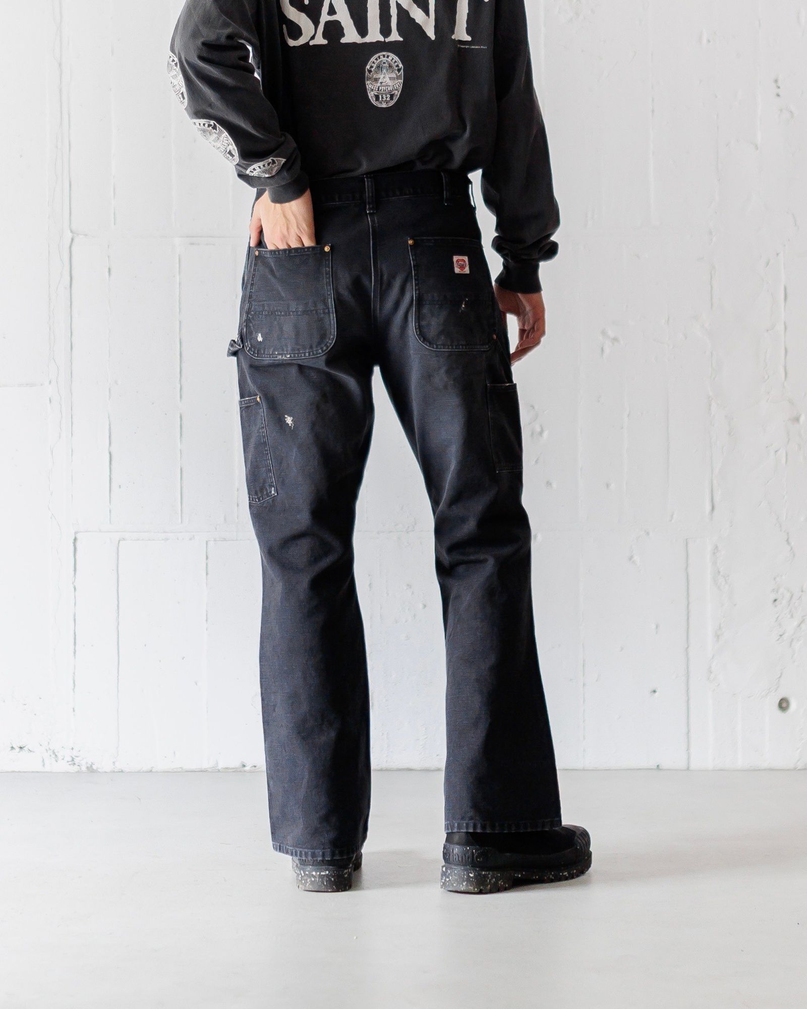 SAINT M×××××× - セントマイケル25SS DOUBLE KNEE PANTS (SM-HR8-0000