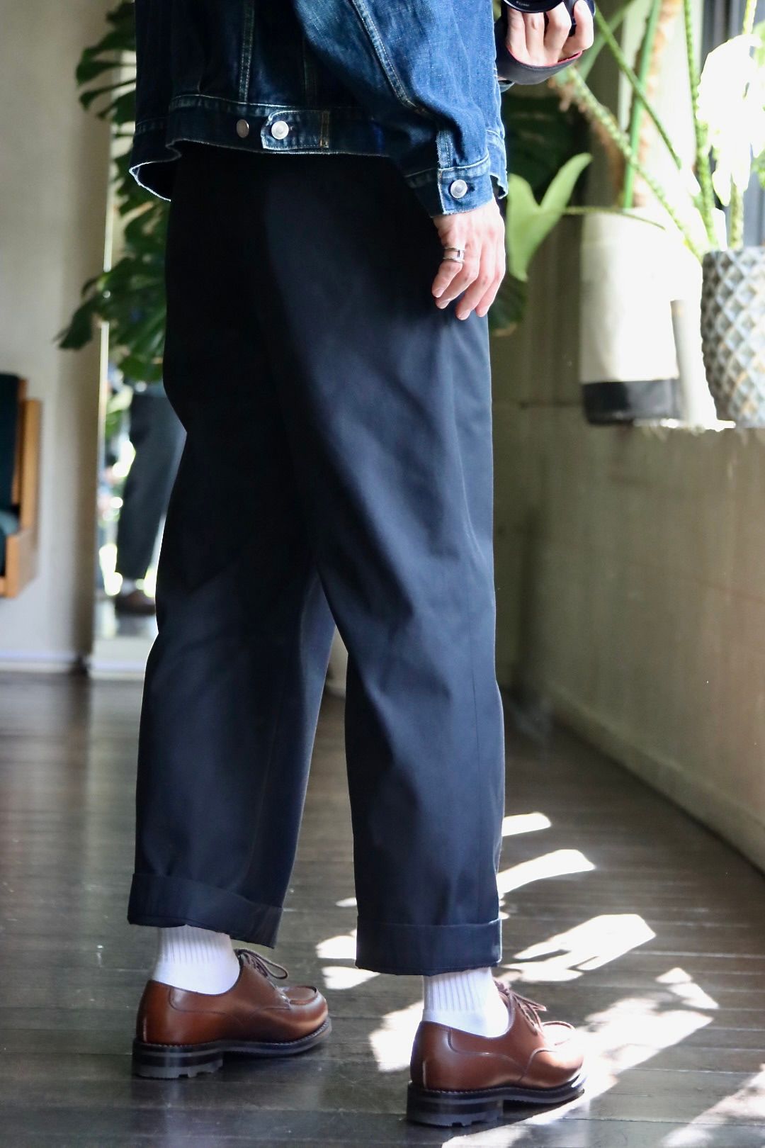 A.PRESSE - アプレッセ Work Chino Trousers (23AAP-04-22M)NAVY | MARK