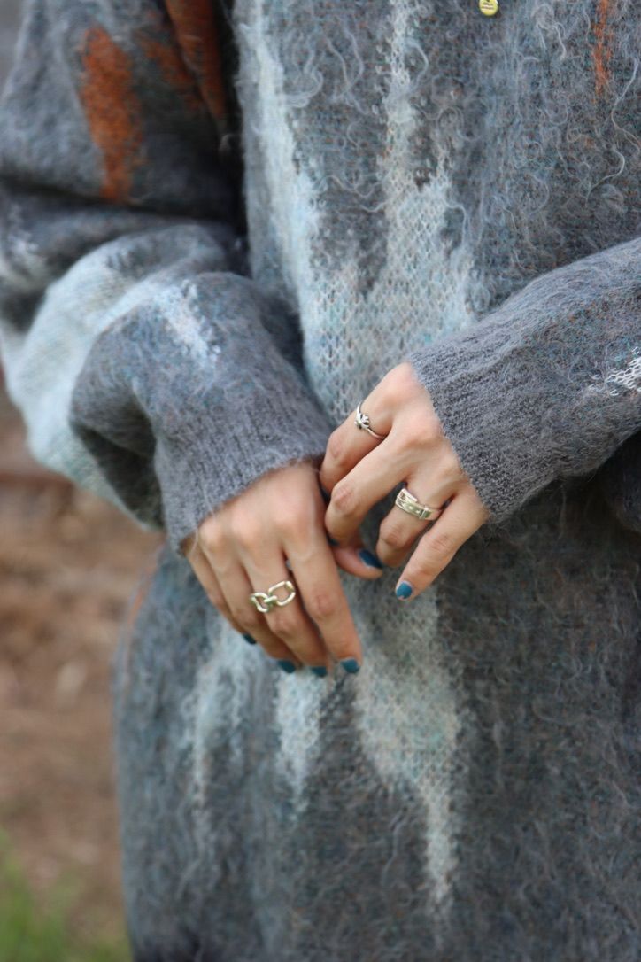 YOKE 22AW STILL JACQUARD CREWNECK style 2022.8.31 | 2721 | MARK