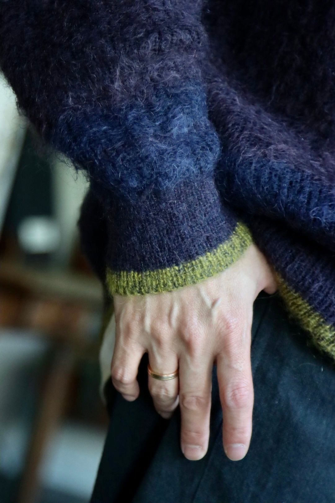 YOKE ヨーク22AW STILL BORDER CREWNECKスタイル.2022.10.24. | 2881