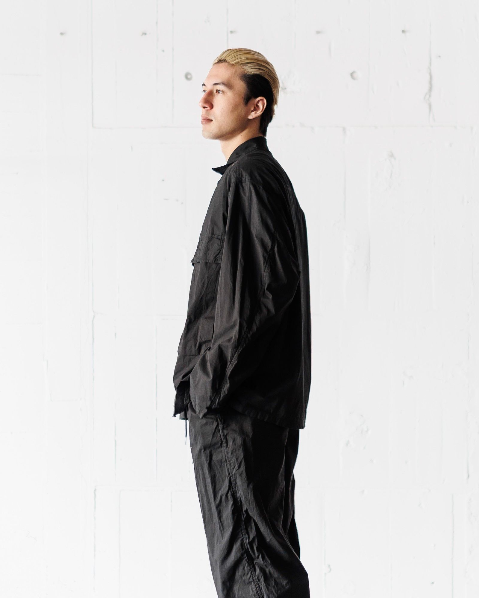 グラフペーパー Garment Dyed Typewriter Fatigue Shirt セットアップ