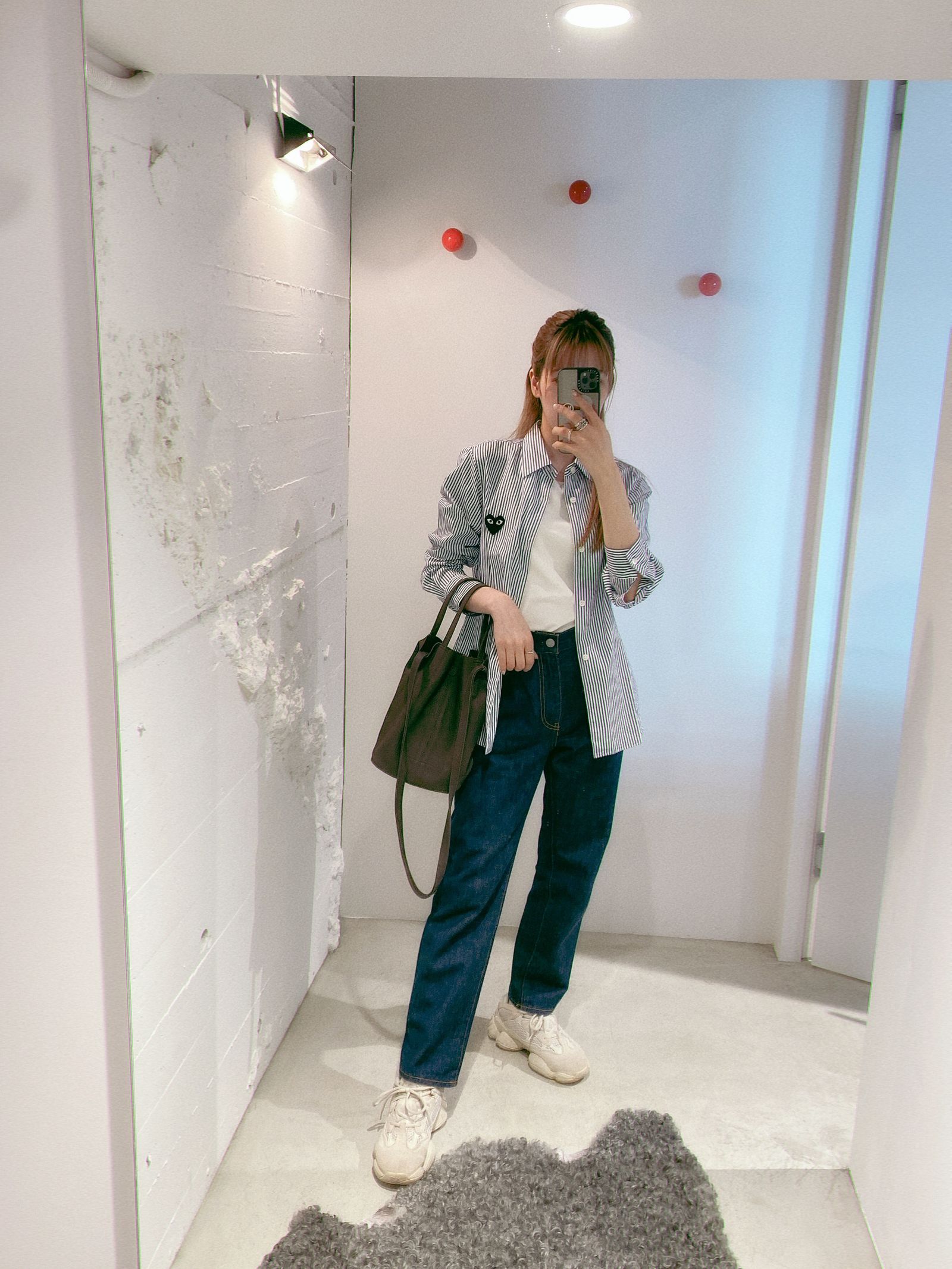 PLAY COMME des GARCONS(プレイコムデギャルソン) ストライプシャツ