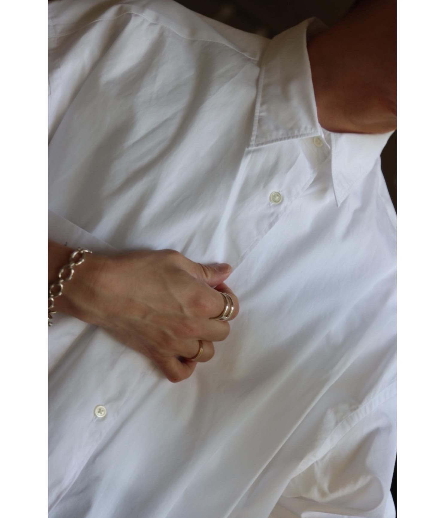 Graphpaper グラフペーパー 22SS Broad S/S Oversized Regular Collar