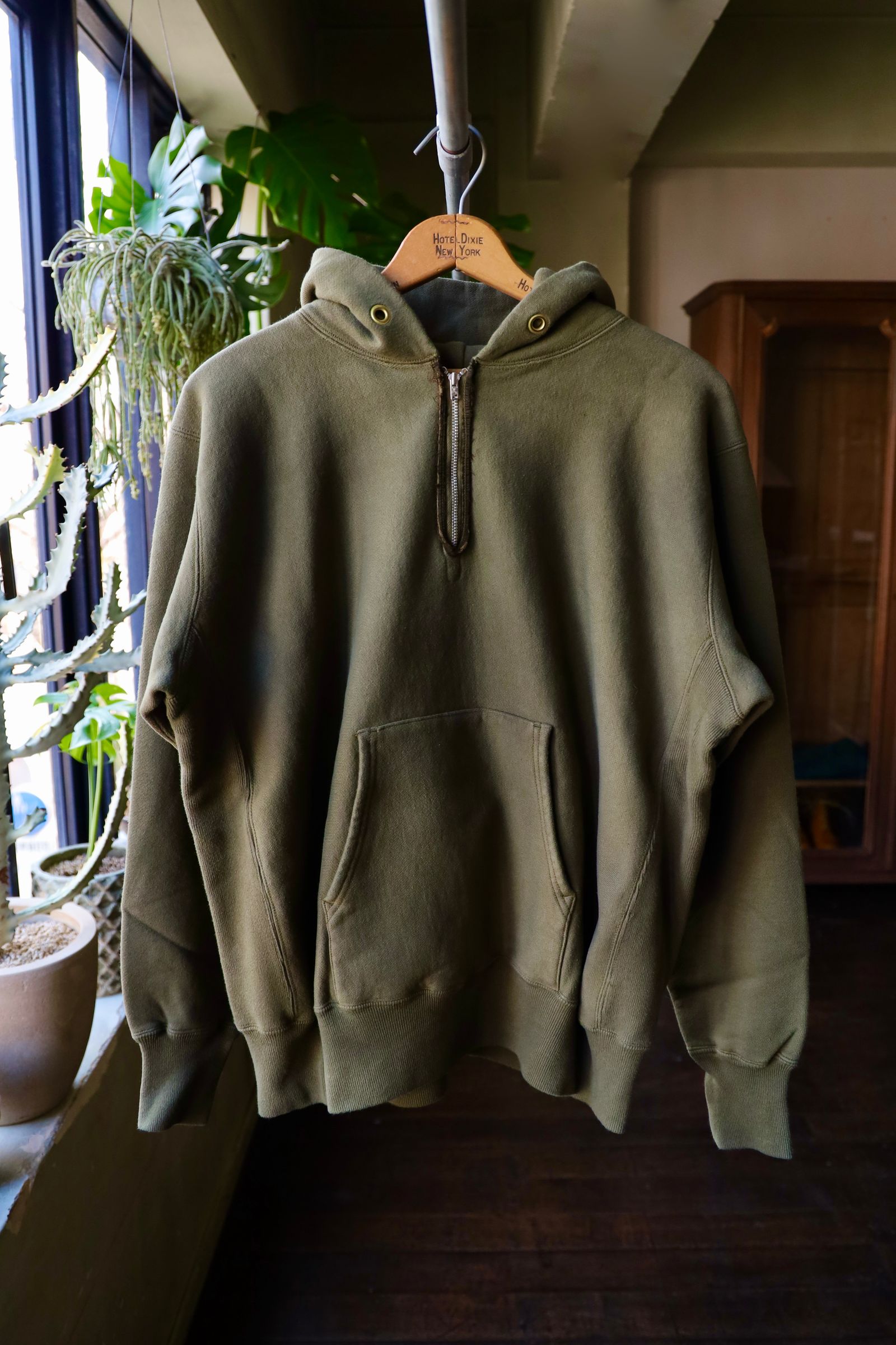 A.PRESSE - アプレッセ Vintage Half Zip Sweat Hoodie(25SAP-05-07K