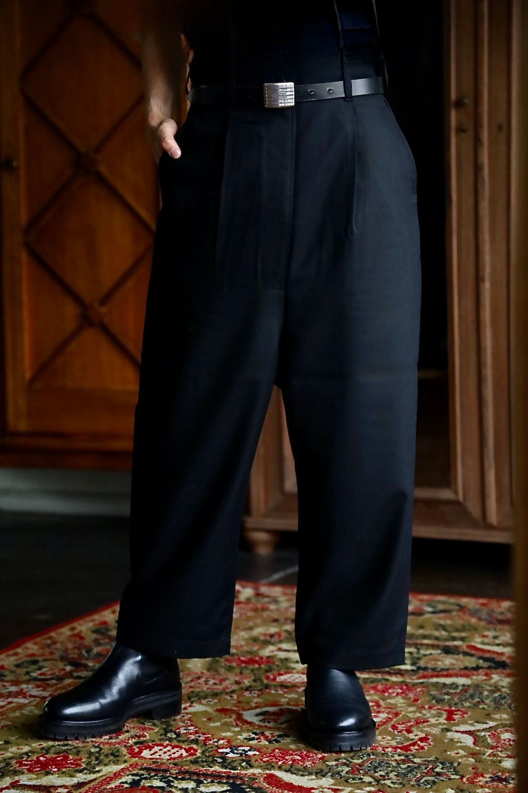 COMME des GARCONS HOMME ウールギャバパンツスタイル | 7622 | MARK