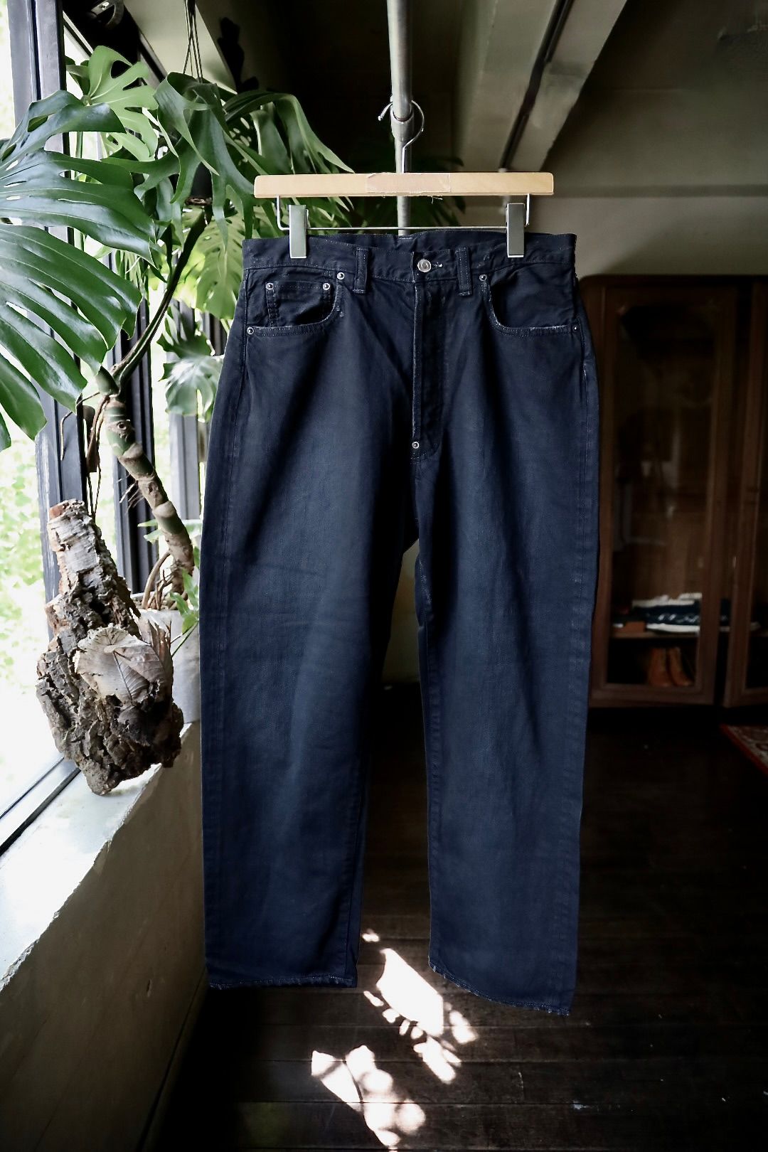 A.PRESSE - アプレッセ No.37 Washed Wide Denim Pants(24AAP-04-20H