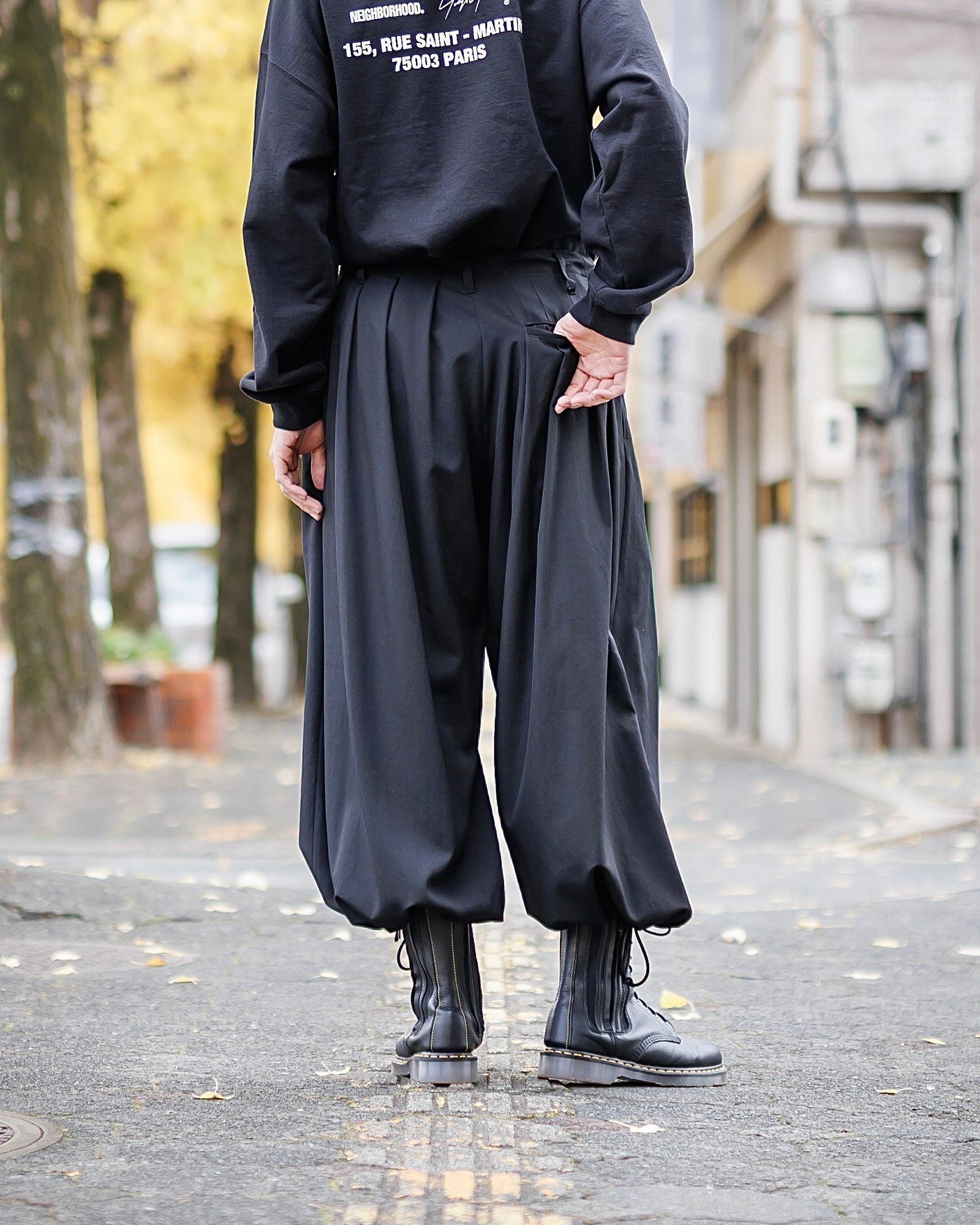 yohji yamamoto - ヨウジヤマモト STANDARD BALLON PANTS(HP-P13-100-2