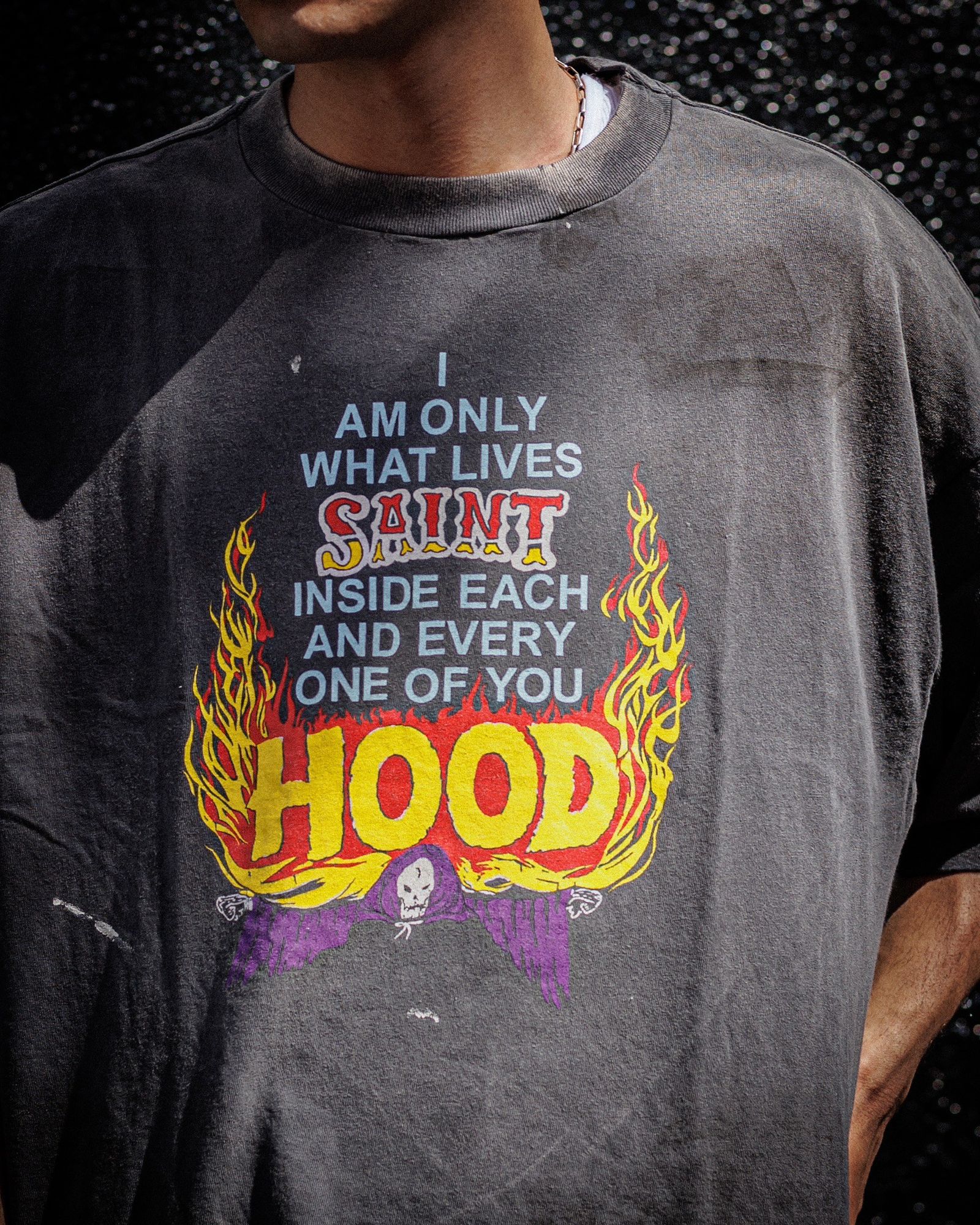 SAINT M×××××× - セントマイケル ネイバーフッドコラボ STHD. SS TEE