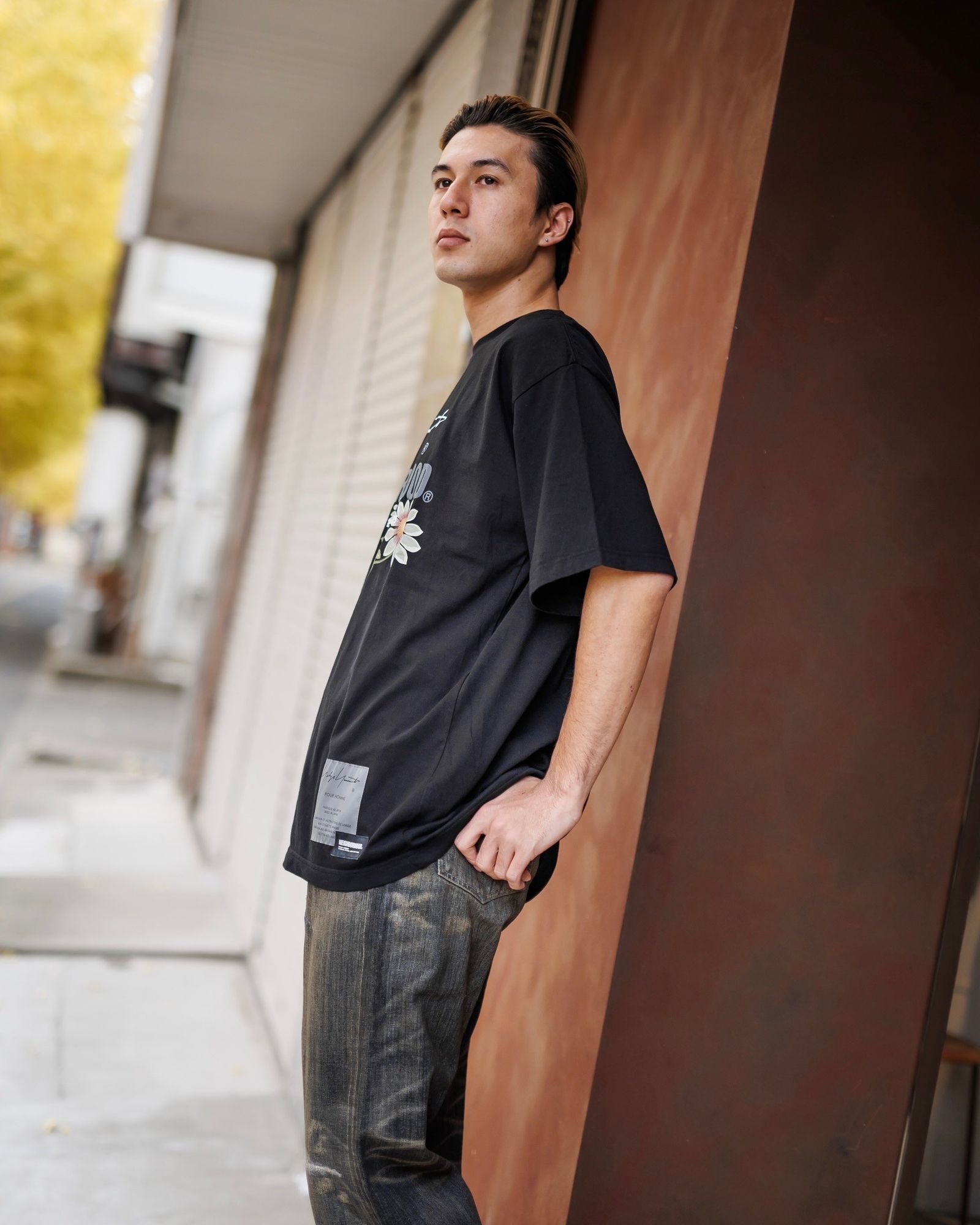 yohji yamamoto - Yohji Yamamoto x NEIGHBORHOOD TEE SS-1(HP-T89-996